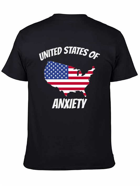 United States of Anxiety Graphic T-Shirt