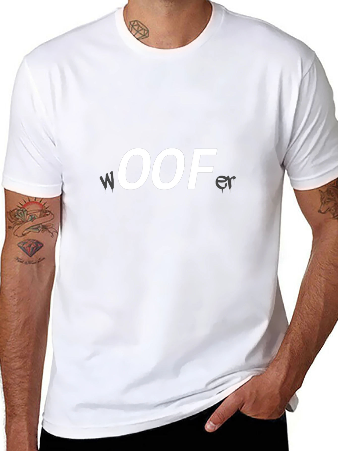 Black WOOFer Graphic T-Shirt