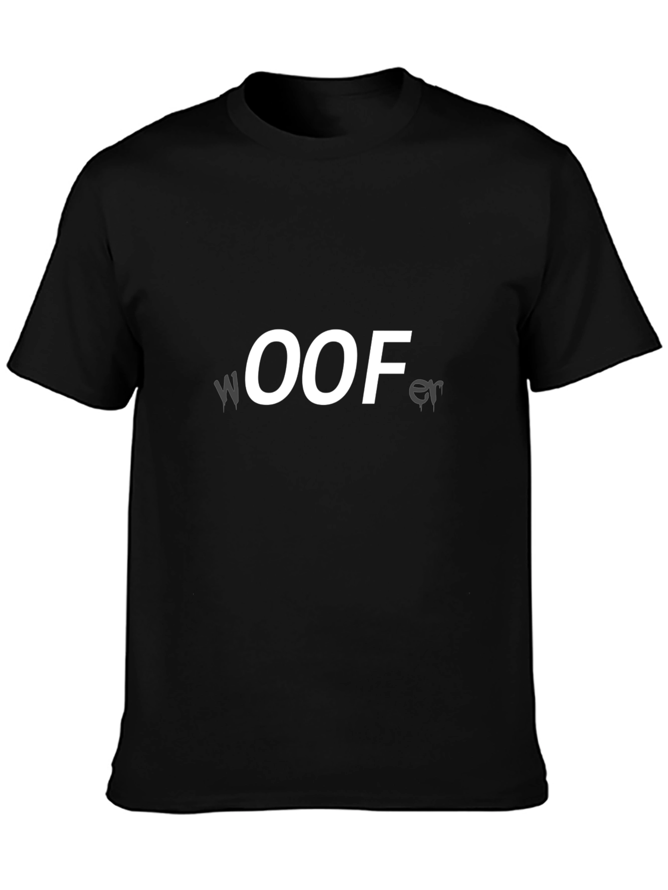 Black WOOFer Graphic T-Shirt