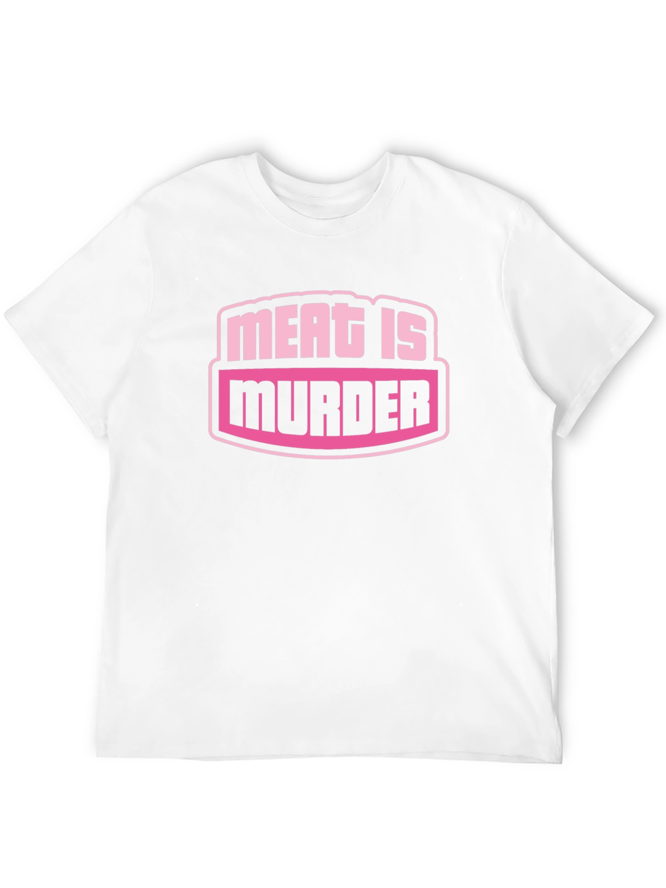 Meat is Murder Black Graphic T-Shirt
