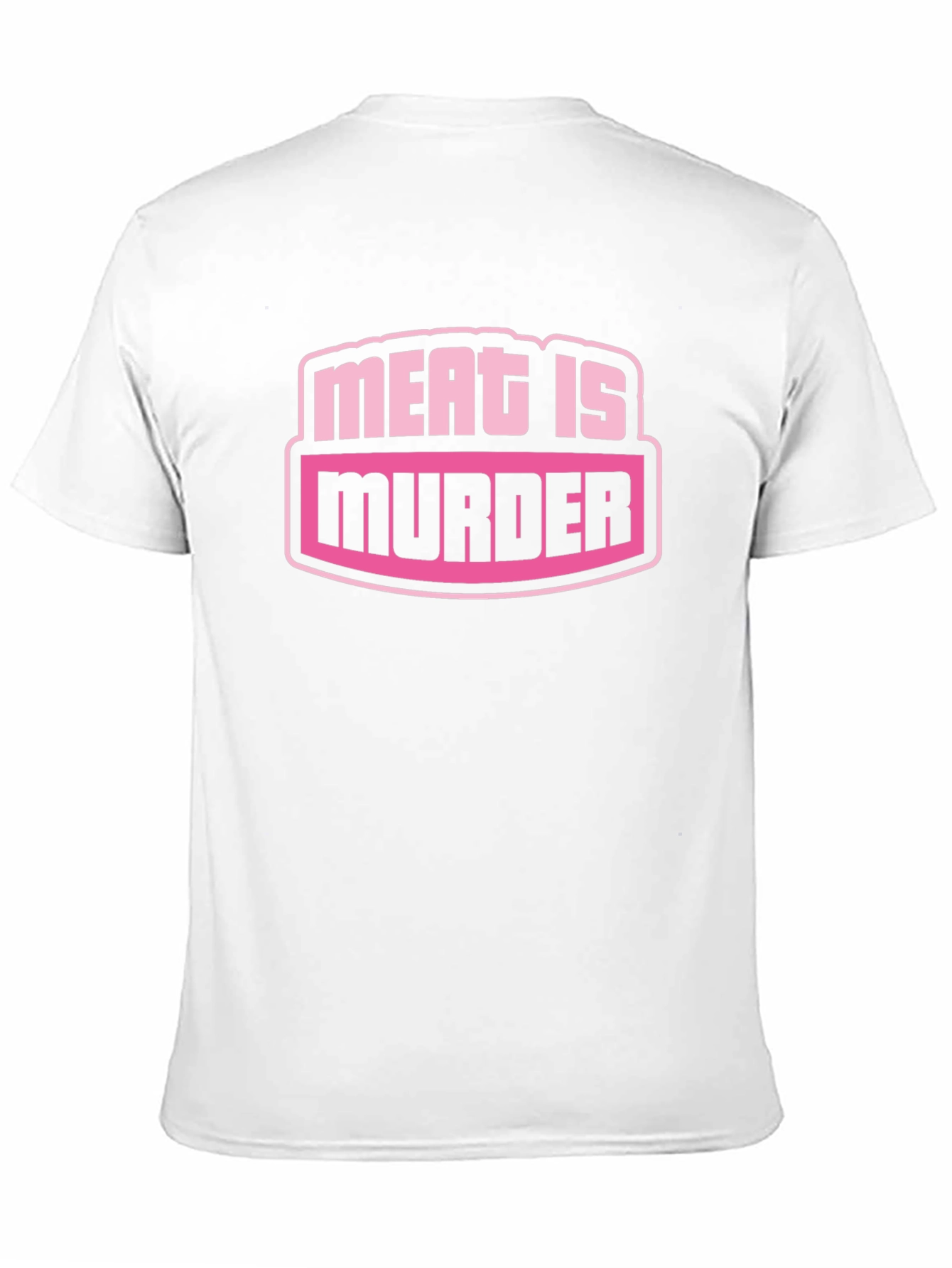Meat is Murder Black Graphic T-Shirt