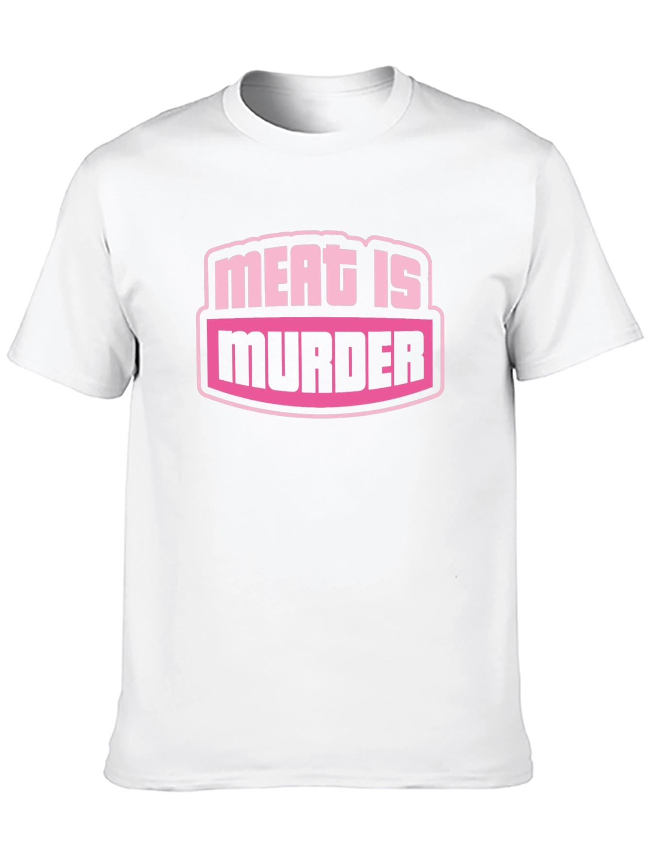 Meat is Murder Black Graphic T-Shirt