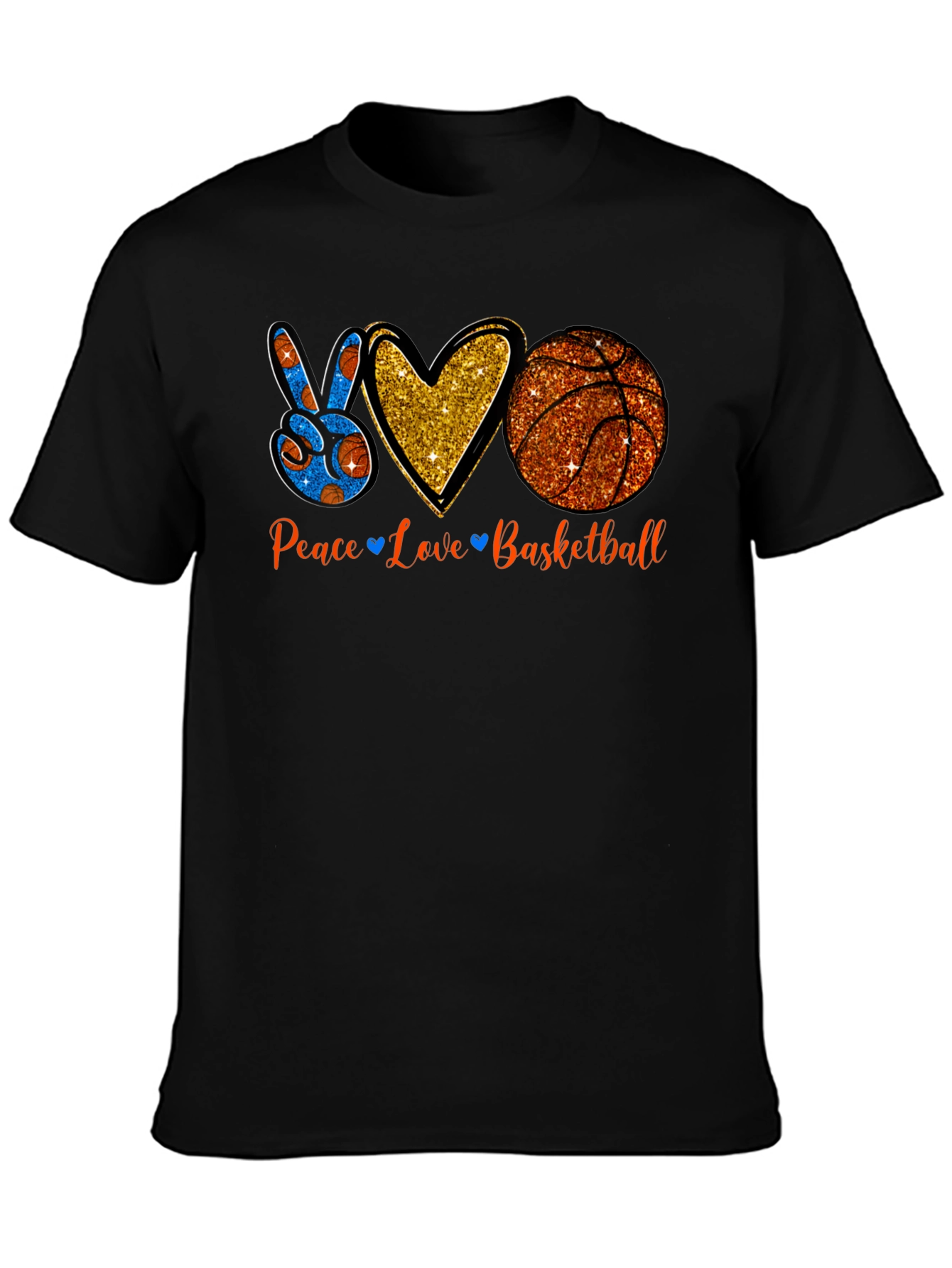 Peace Love Basketball T-Shirt