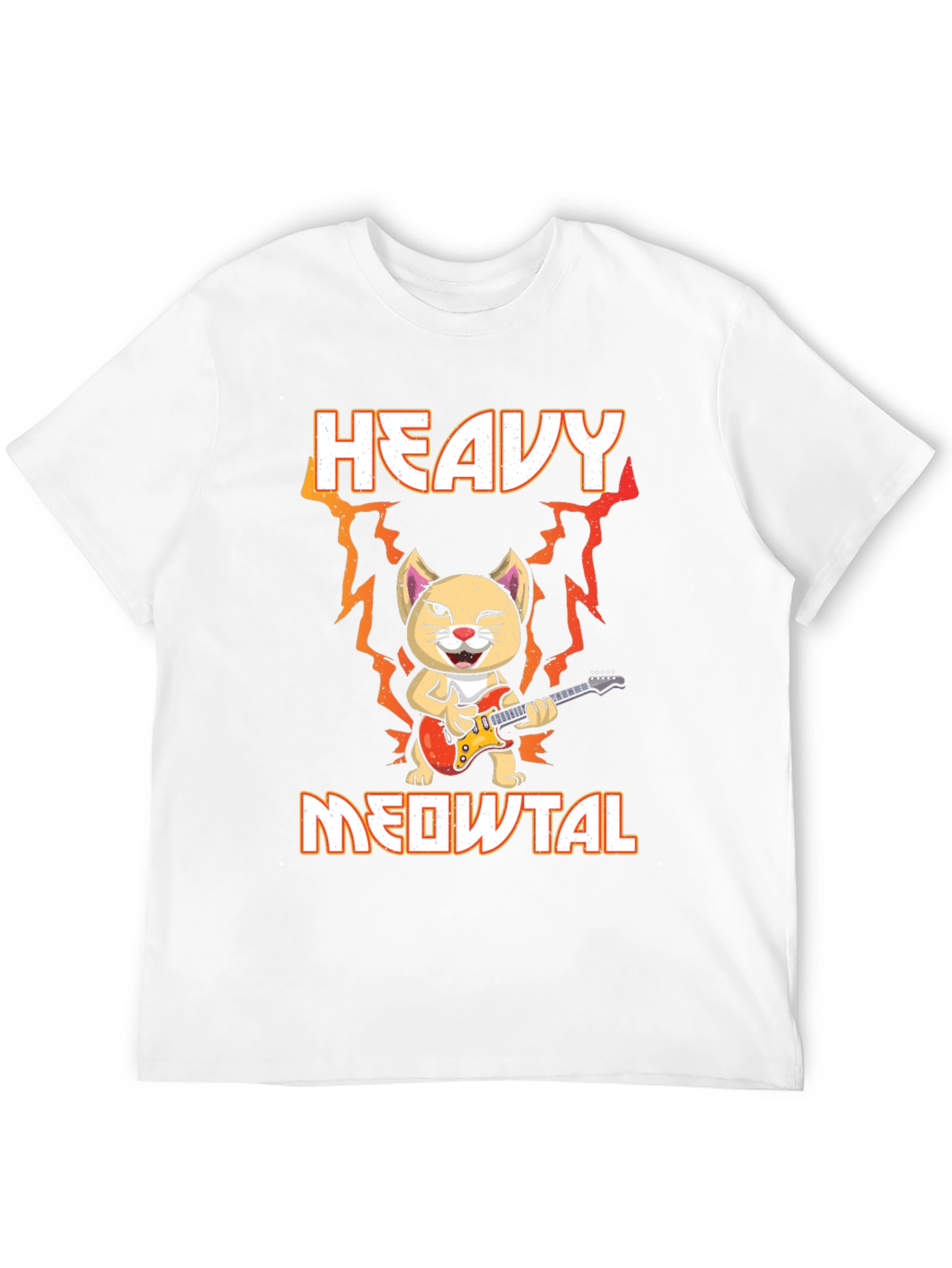 Heavy Meowtal Cat T-Shirt
