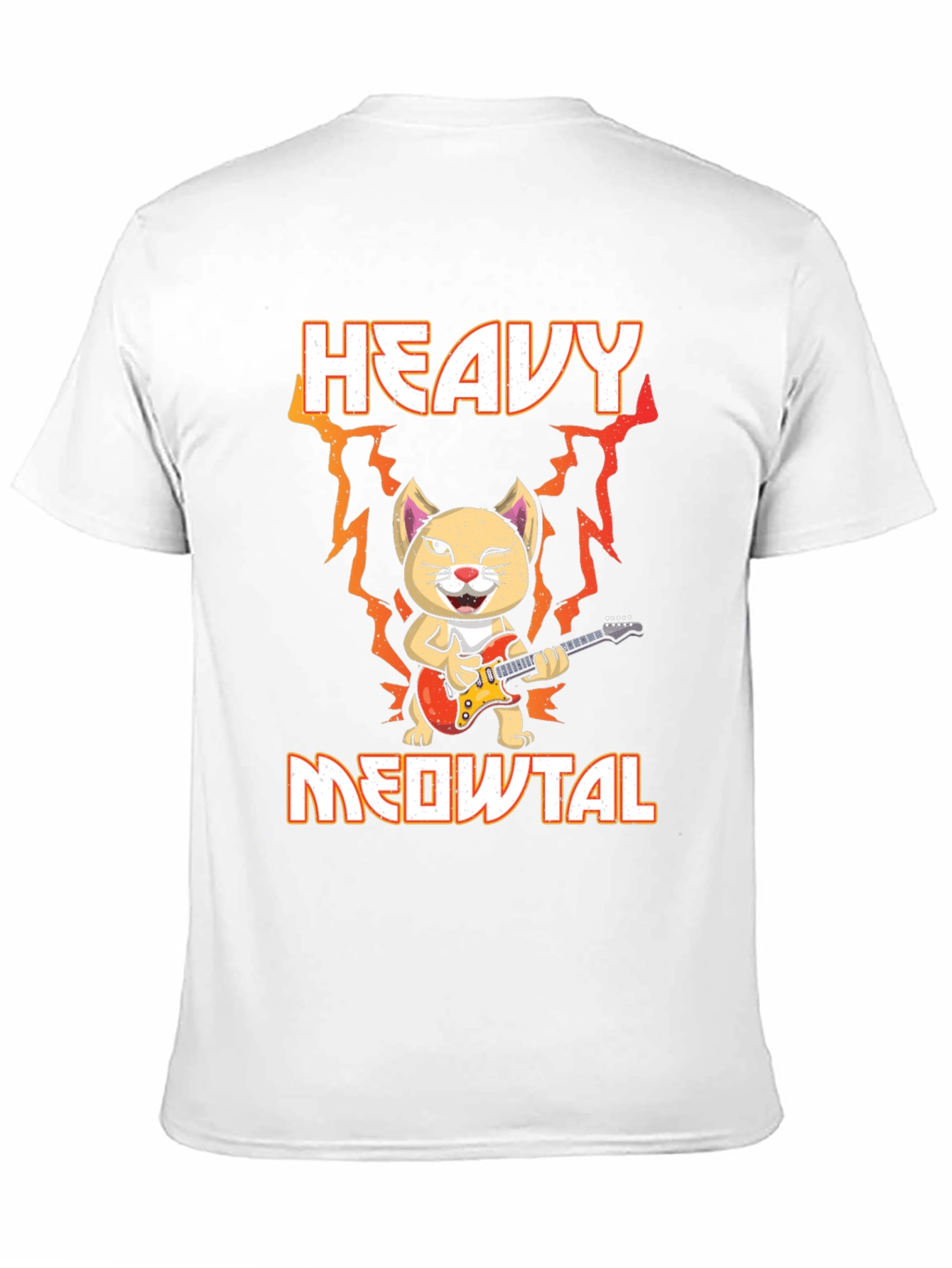 Heavy Meowtal Cat T-Shirt