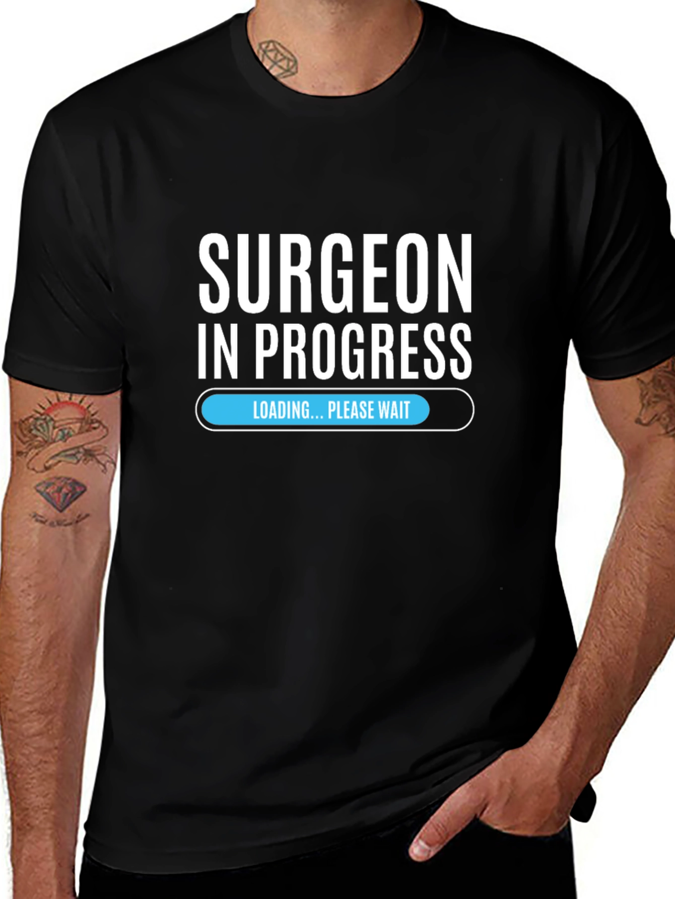 Surgeon in Progress Black T-Shirt