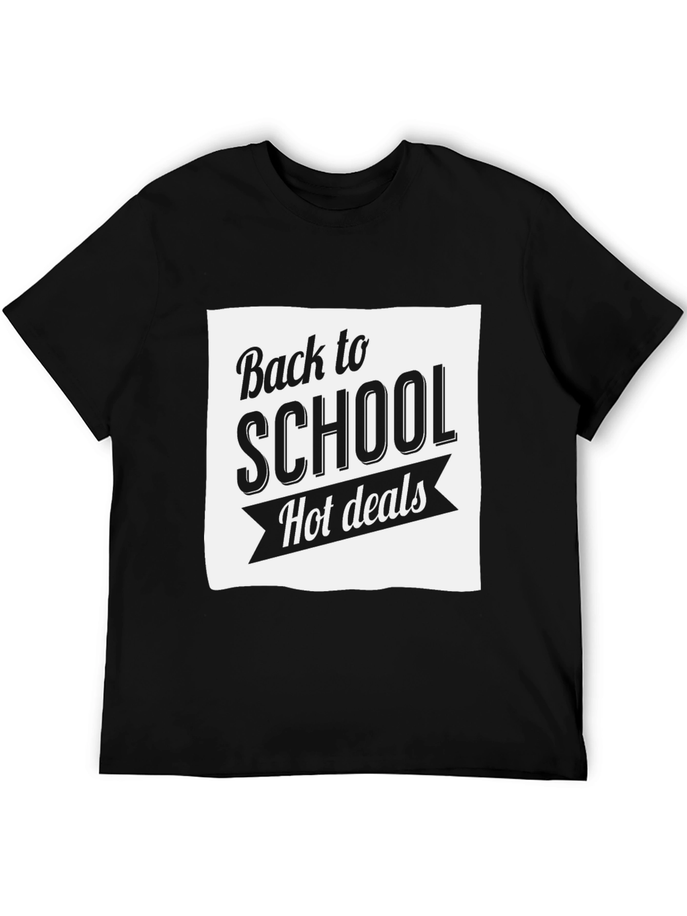 Back to School Hot Deals Black T-Shirt