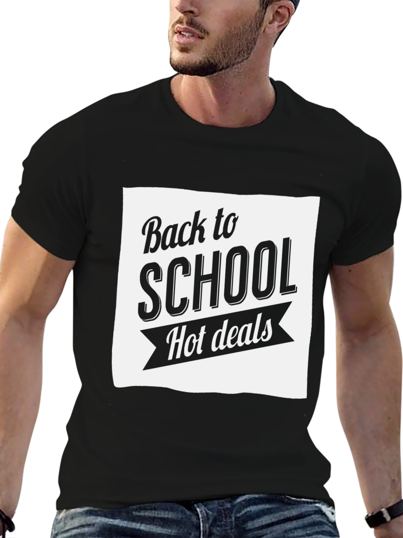 Back to School Hot Deals Black T-Shirt