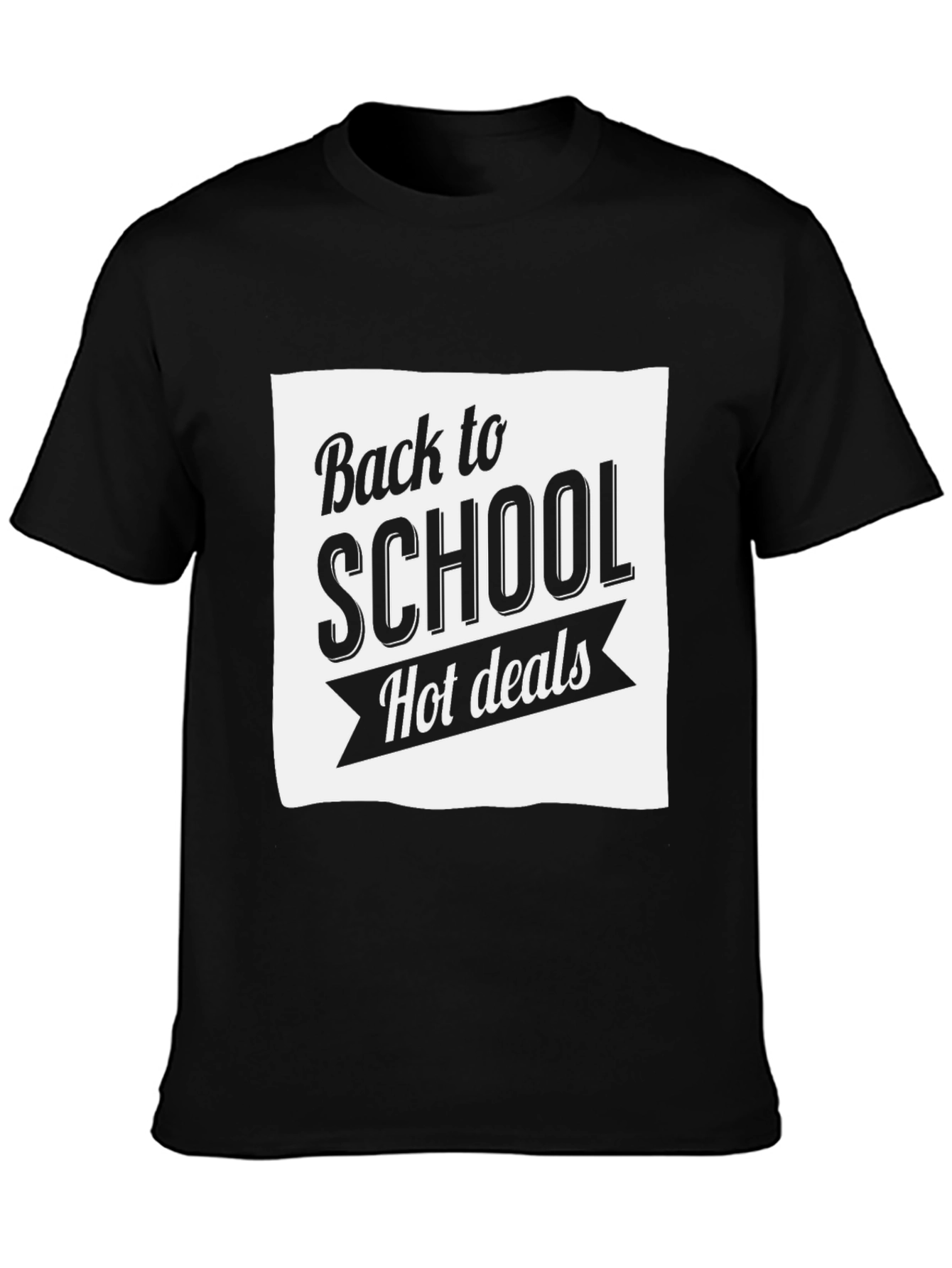 Back to School Hot Deals Black T-Shirt