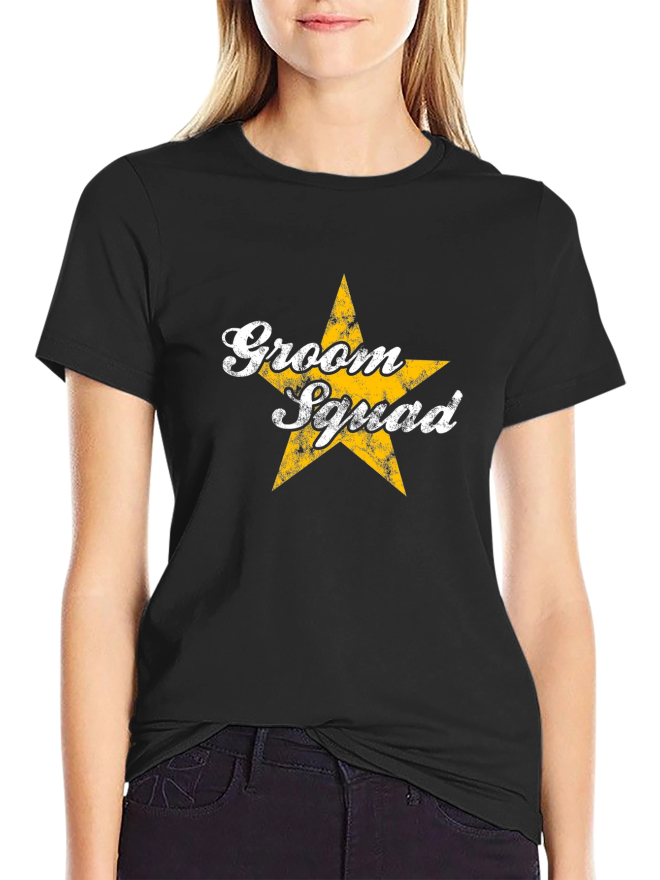 Groom Squad Black T-Shirt - Wedding Party