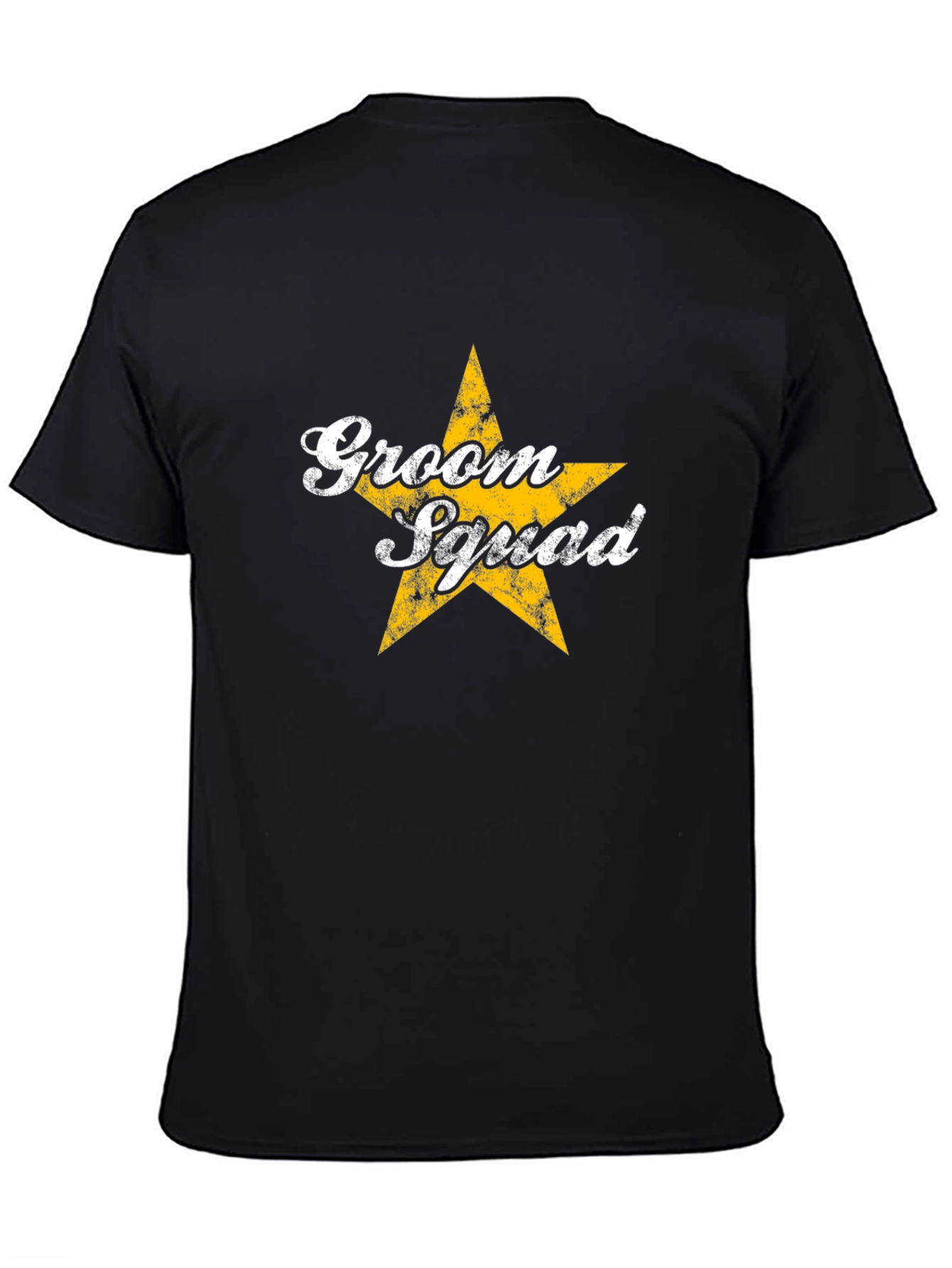 Groom Squad Black T-Shirt - Wedding Party