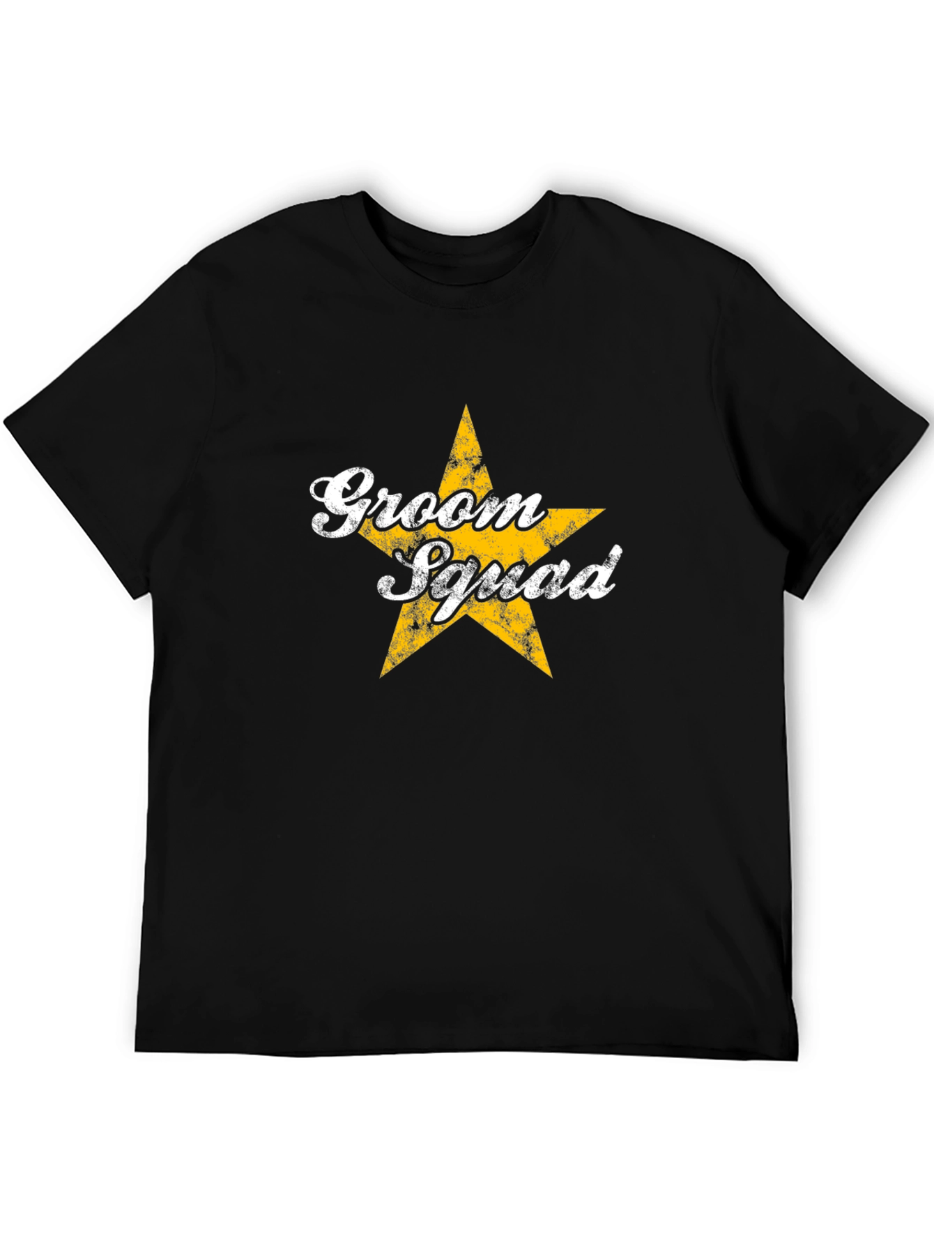 Groom Squad Black T-Shirt - Wedding Party