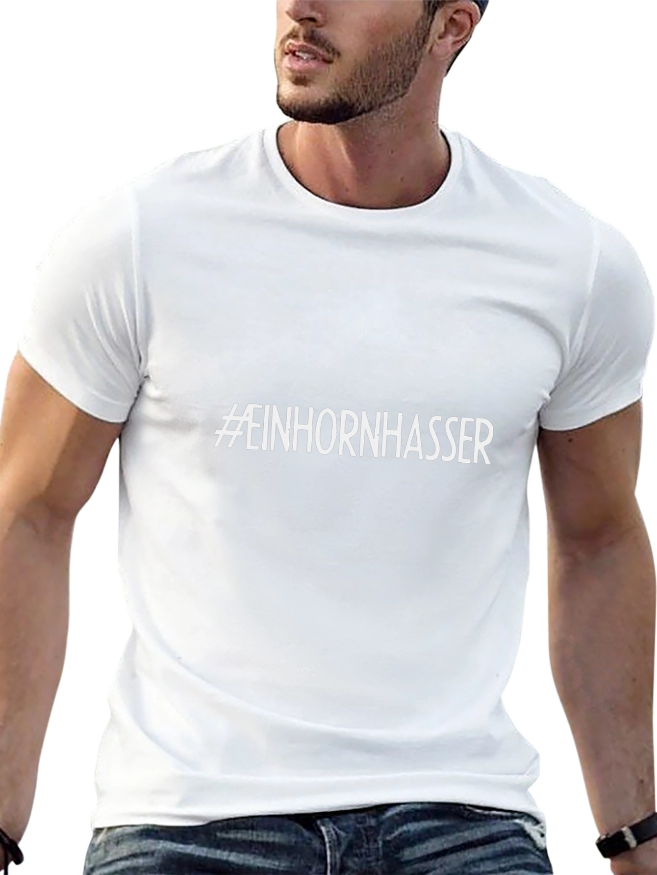 Einhornhasser Black T-Shirt - Unisex