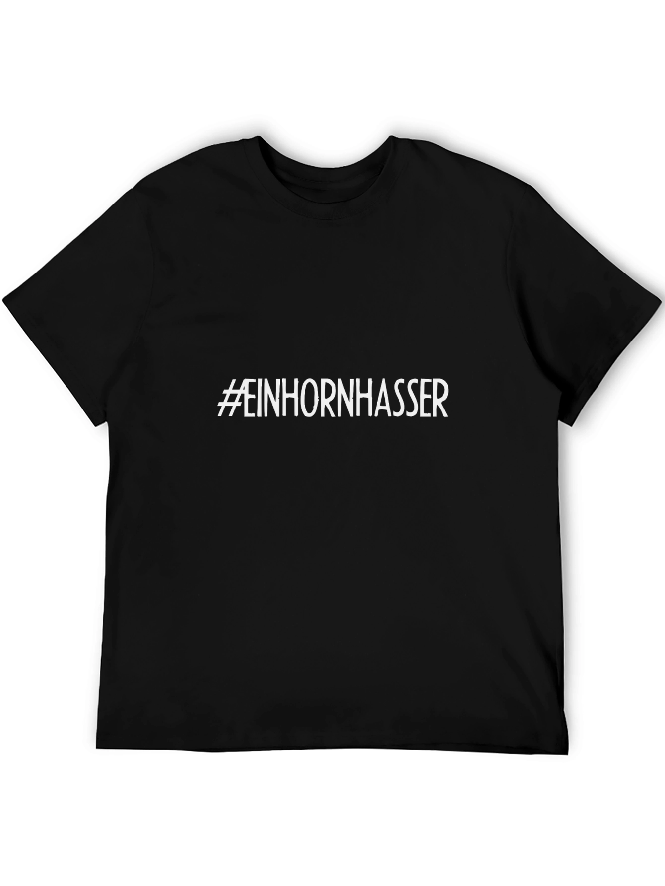 Einhornhasser Black T-Shirt - Unisex