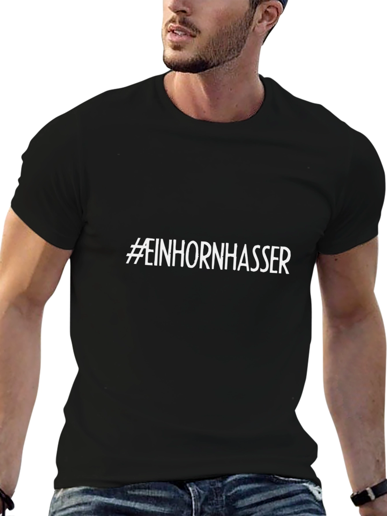Einhornhasser Black T-Shirt - Unisex