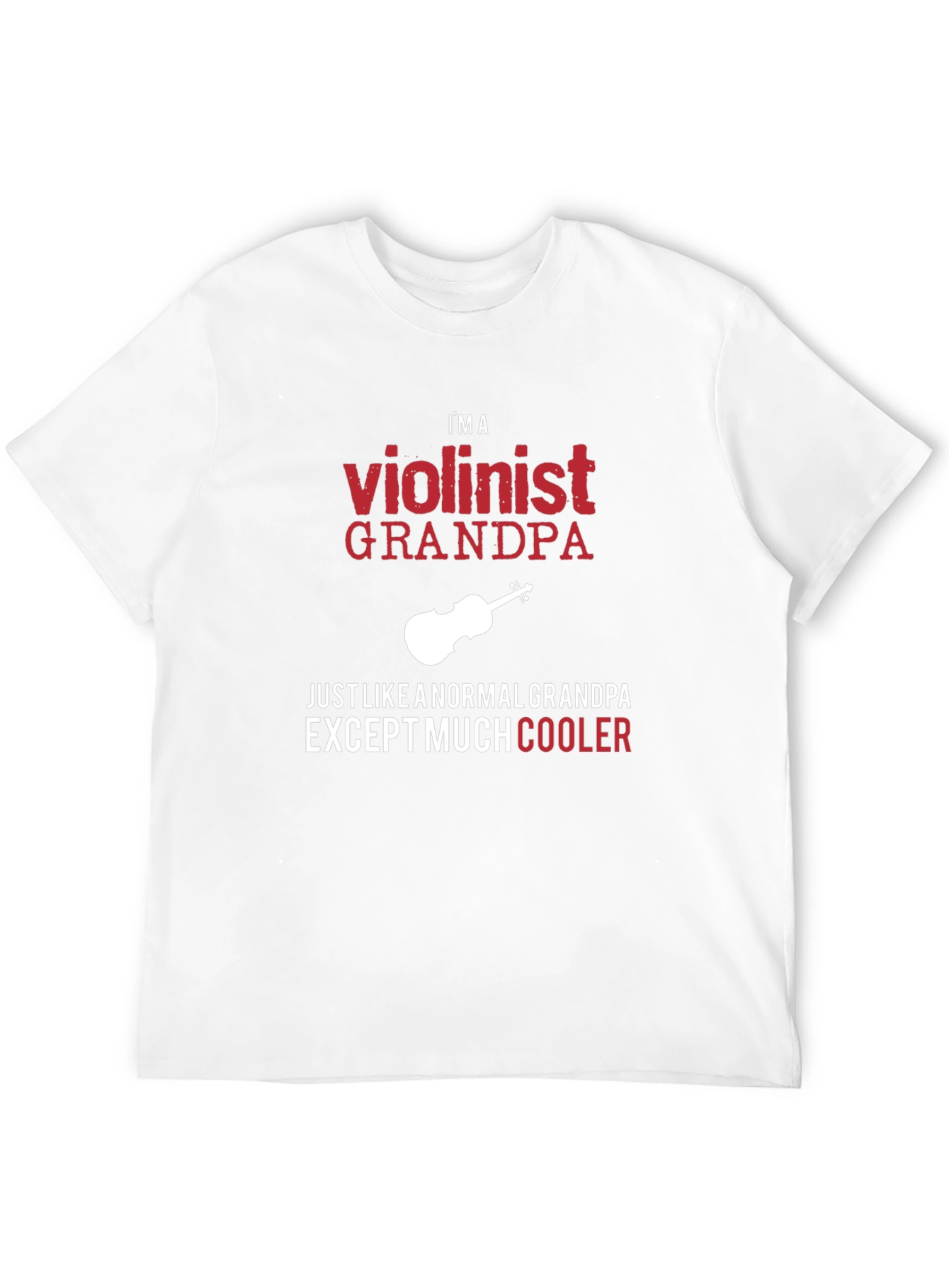 Violinist Grandpa T-Shirt - Cool Grandpa