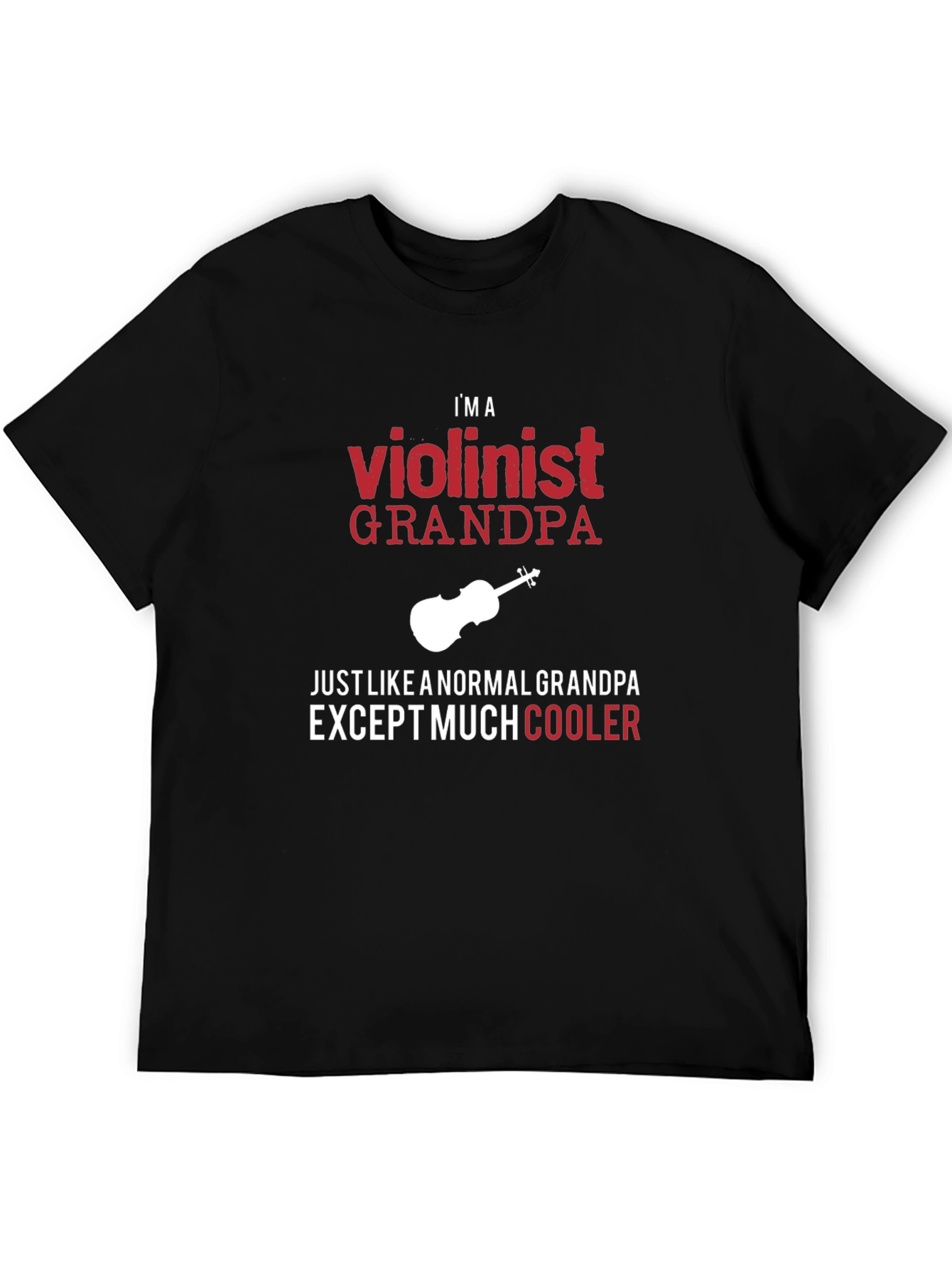 Violinist Grandpa T-Shirt - Cool Grandpa