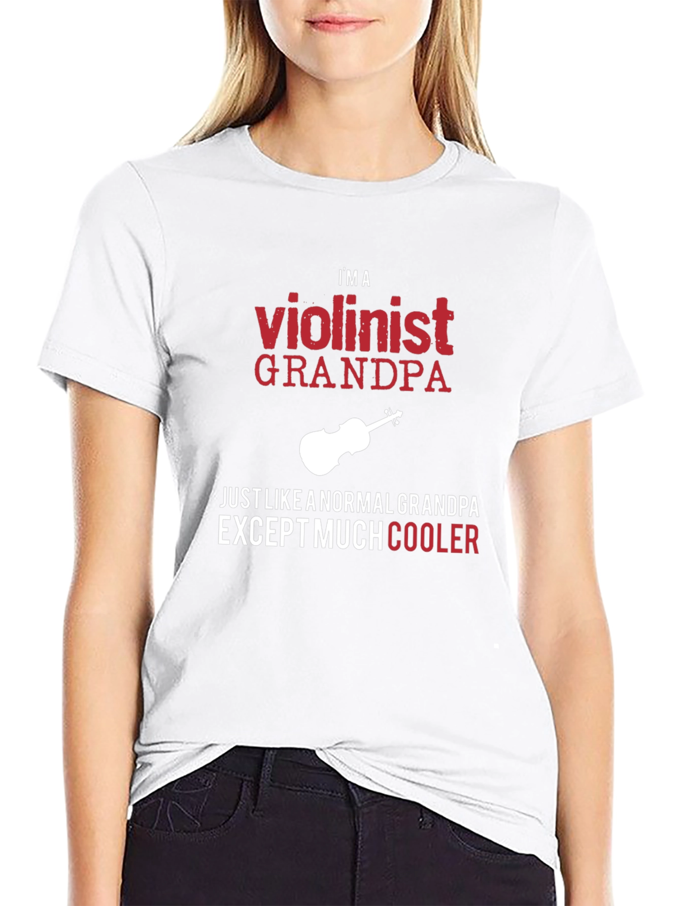 Violinist Grandpa T-Shirt - Cool Grandpa