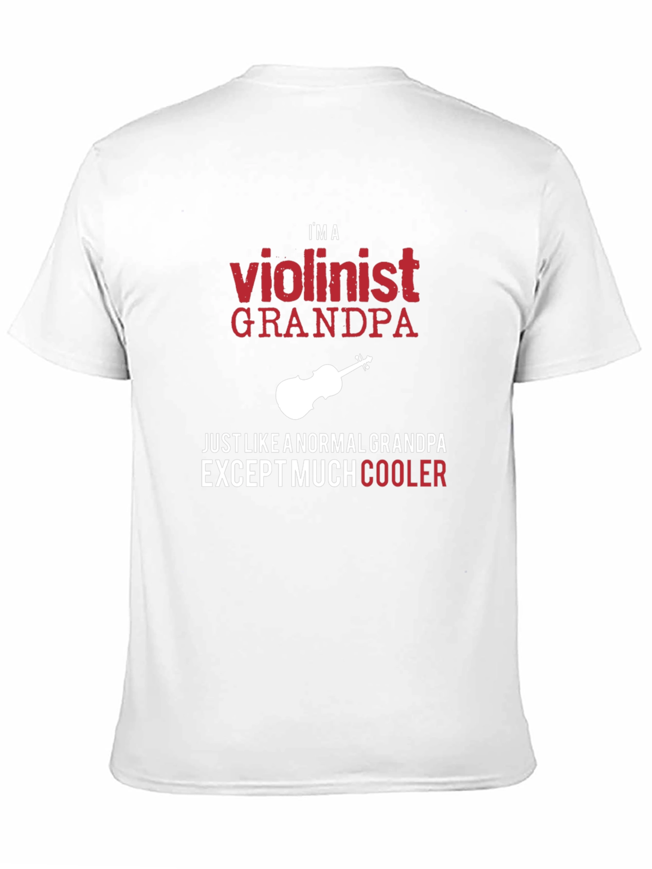 Violinist Grandpa T-Shirt - Cool Grandpa