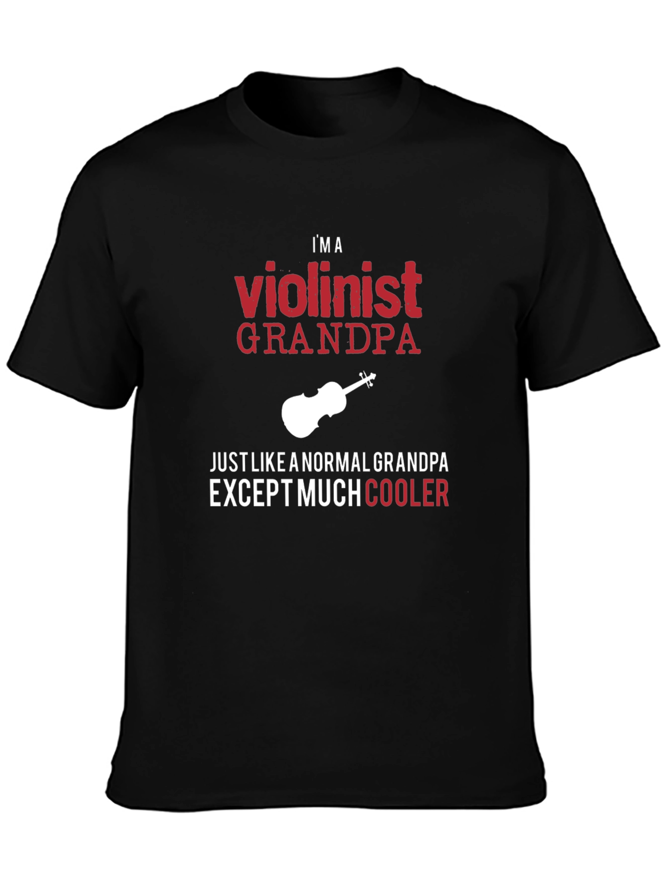 Violinist Grandpa T-Shirt - Cool Grandpa