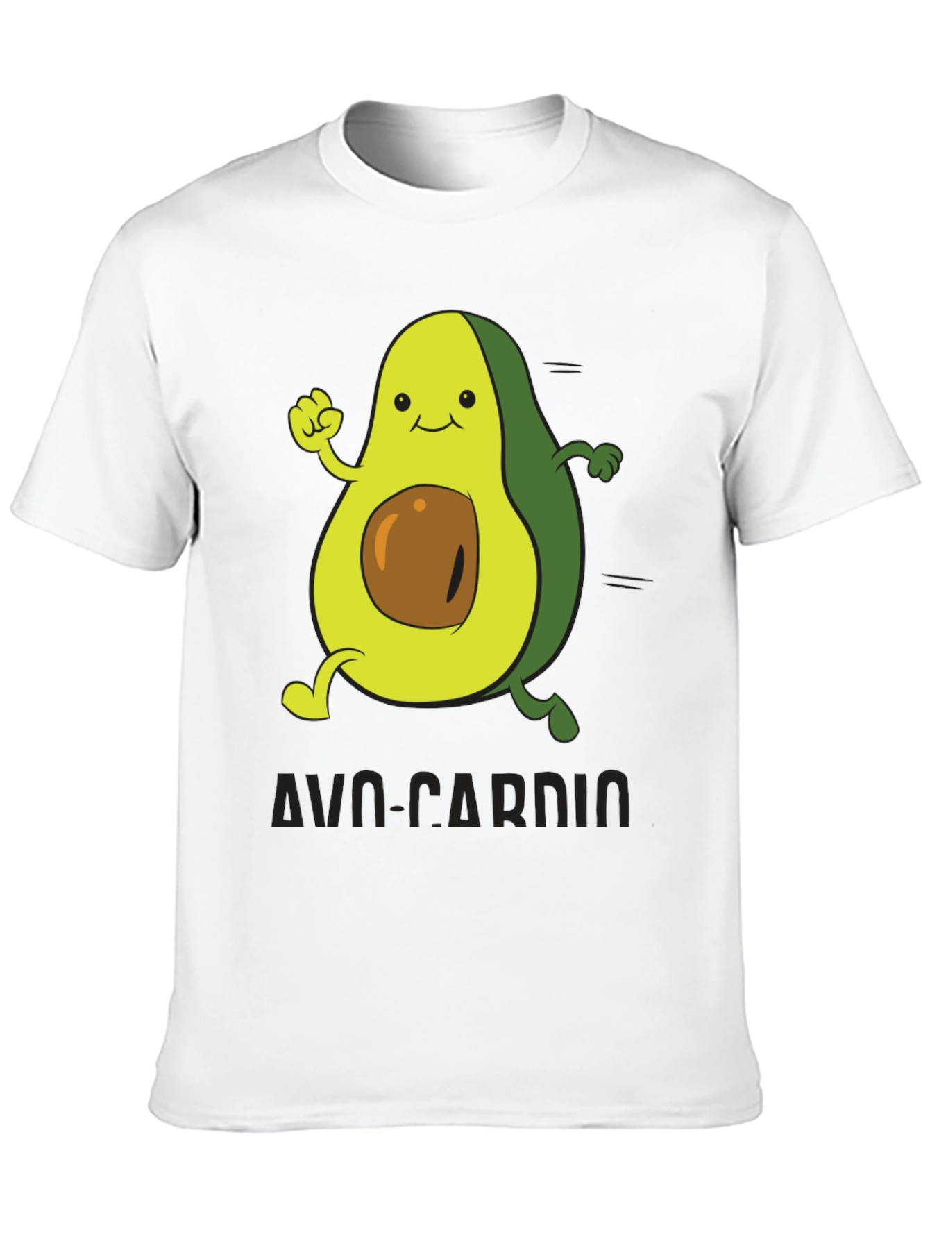 Avo-Cardio Black Graphic T-Shirt