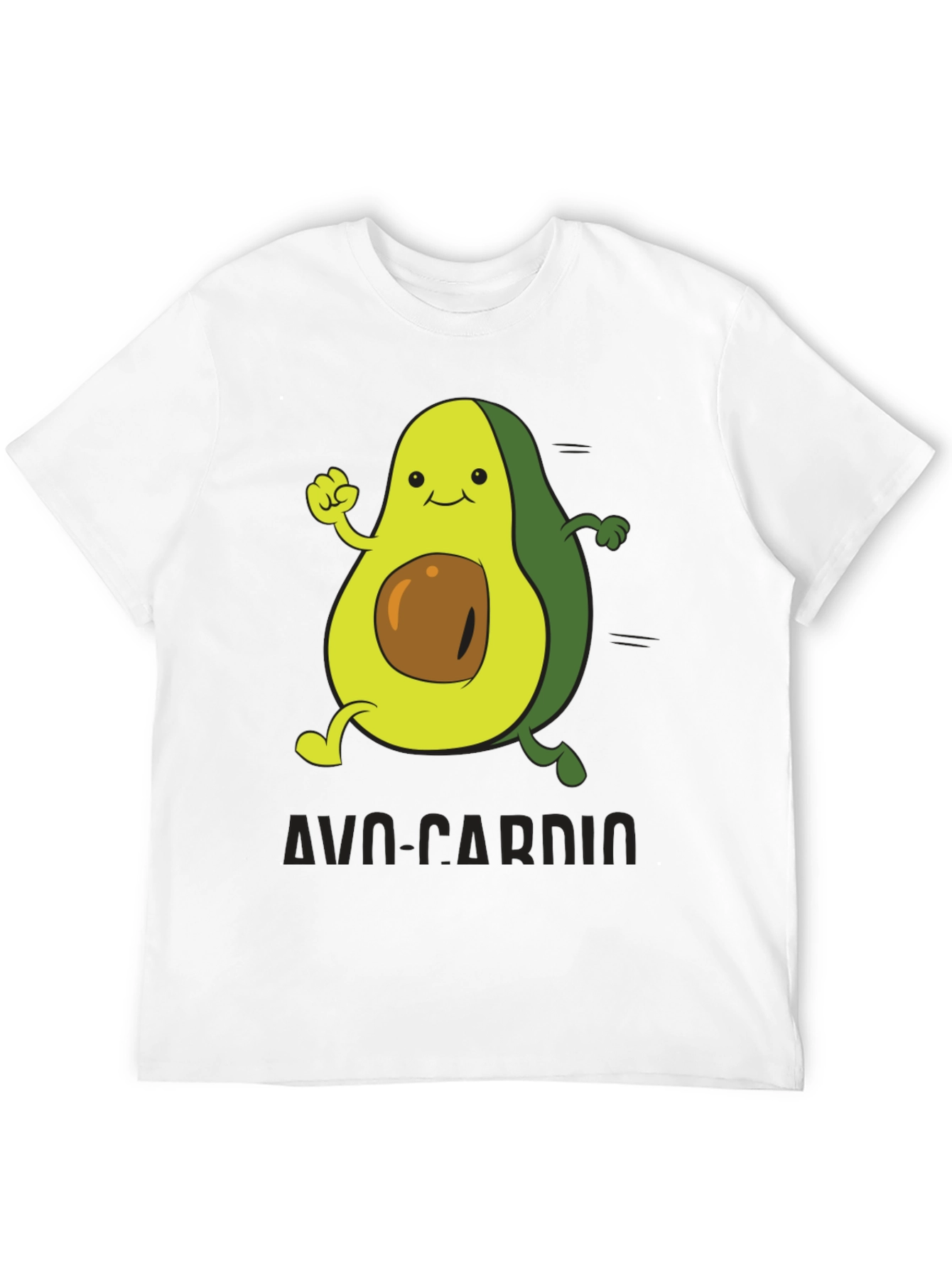 Avo-Cardio Black Graphic T-Shirt