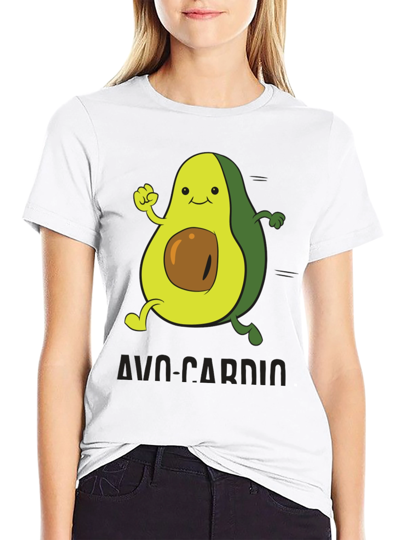 Avo-Cardio Black Graphic T-Shirt