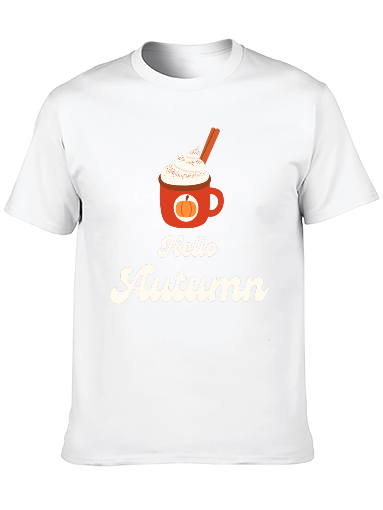 Hello Autumn Graphic Tee - Pumpkin Spice Season