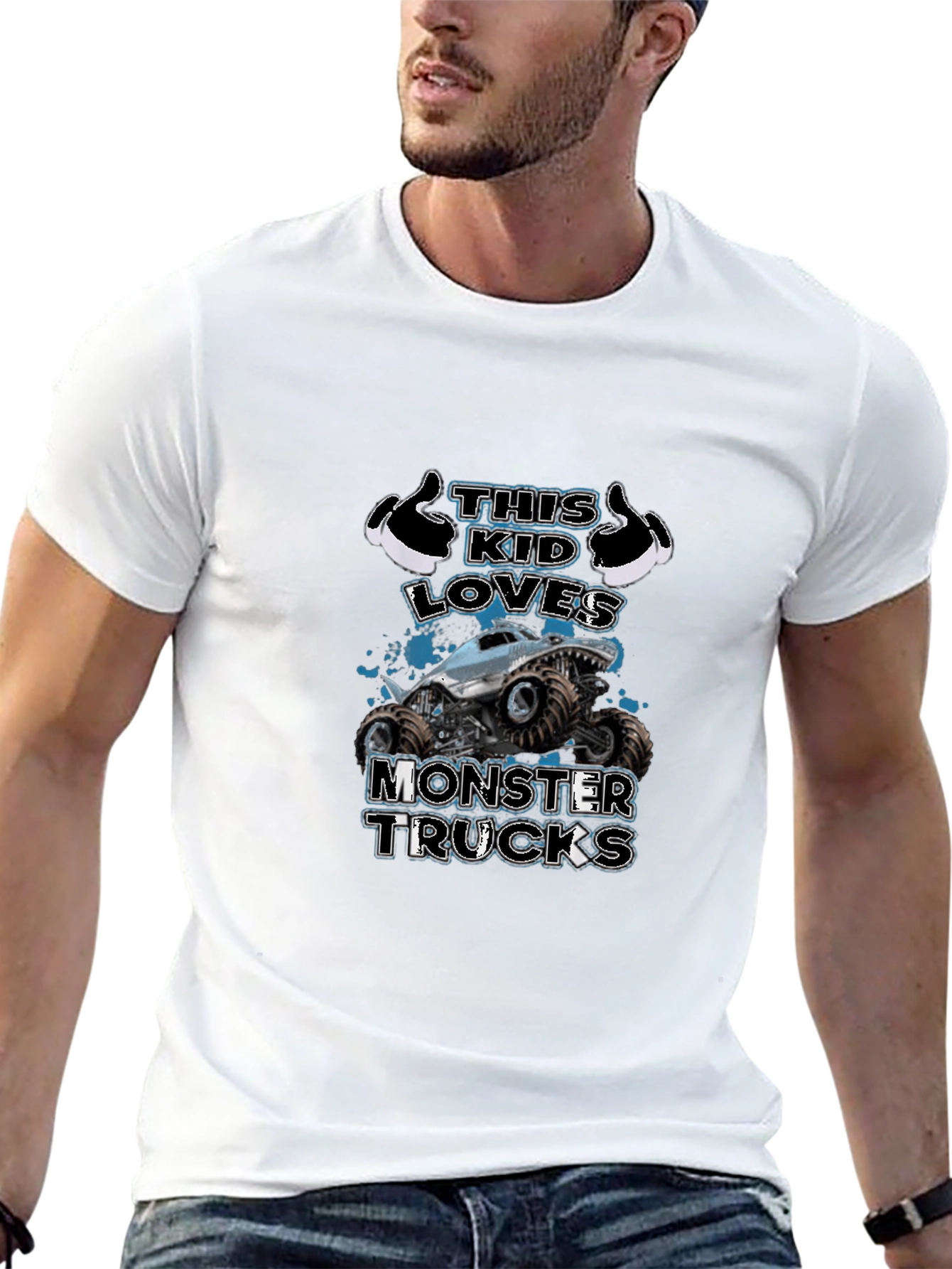This Kid Loves Monster Trucks T-Shirt