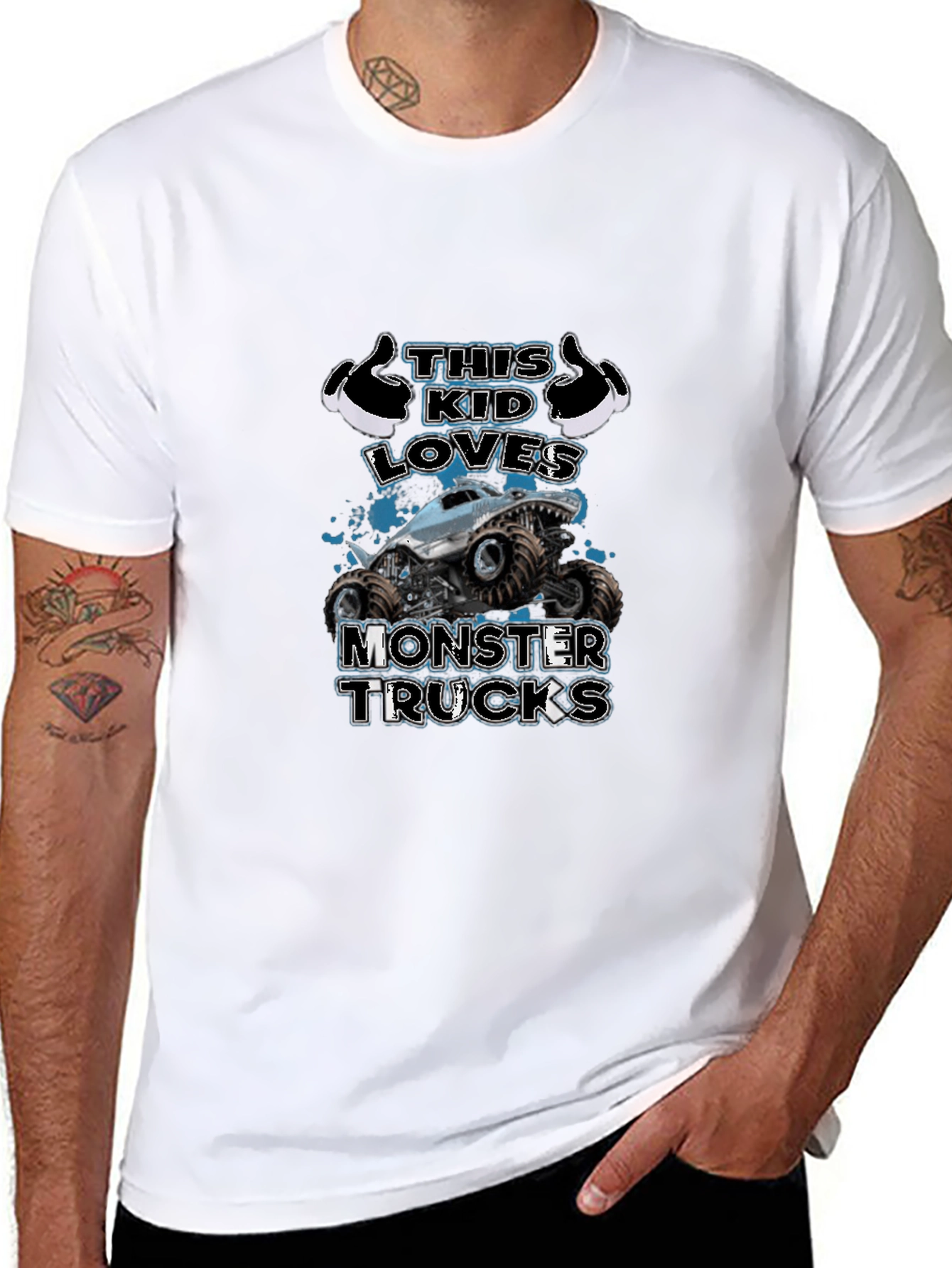 This Kid Loves Monster Trucks T-Shirt