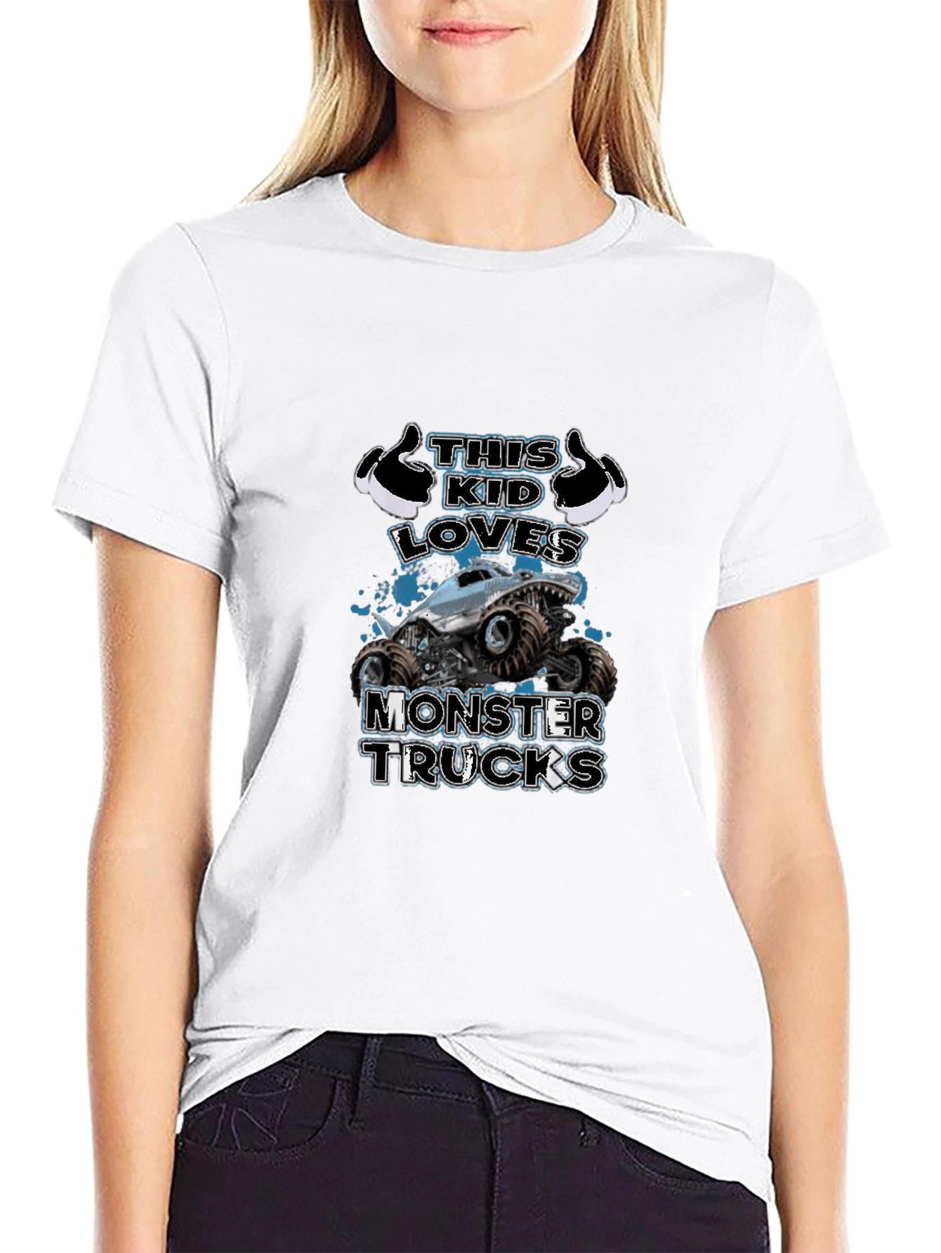 This Kid Loves Monster Trucks T-Shirt