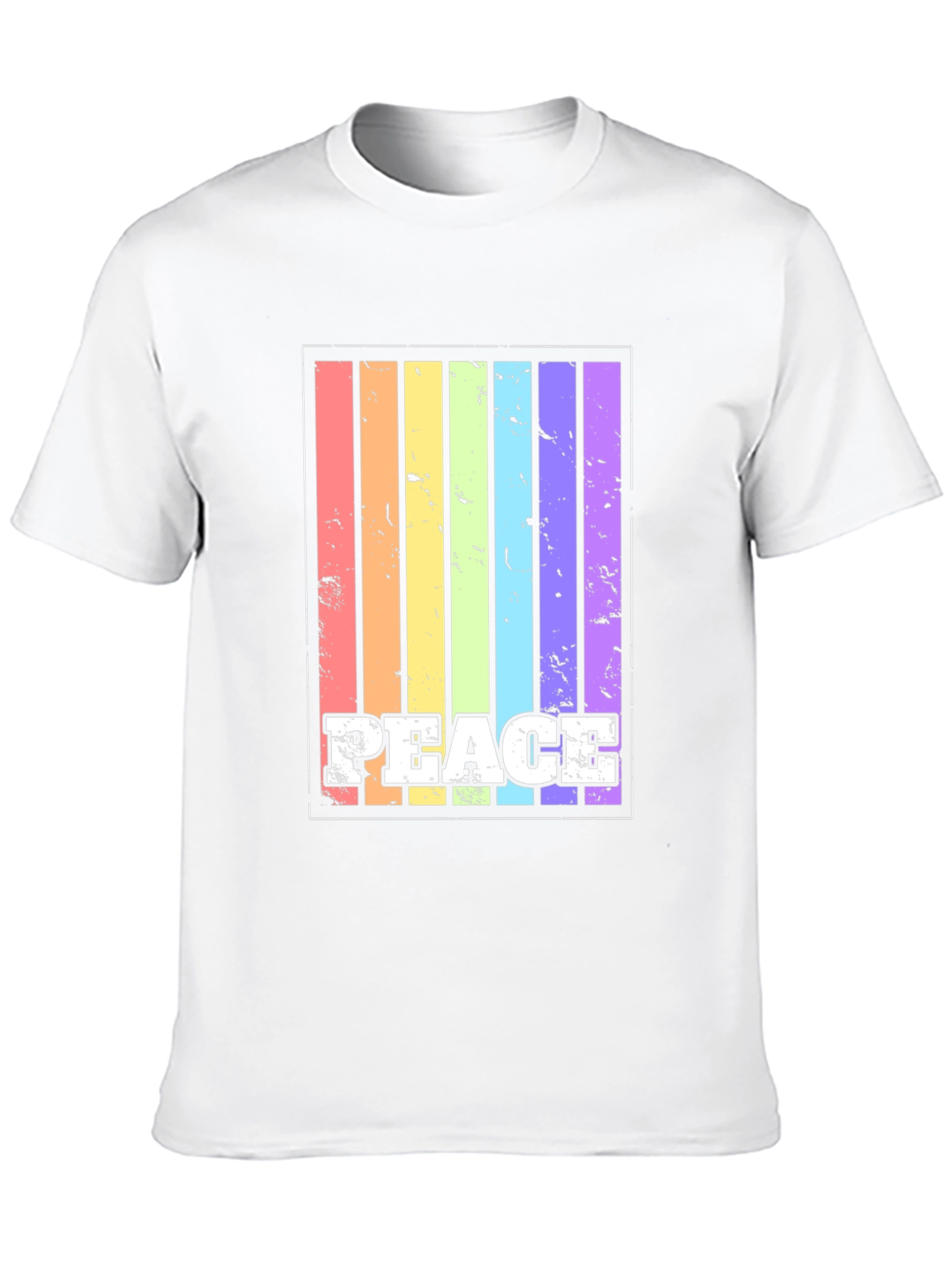 Peace Rainbow Pride T-Shirt - Unisex Black Tee
