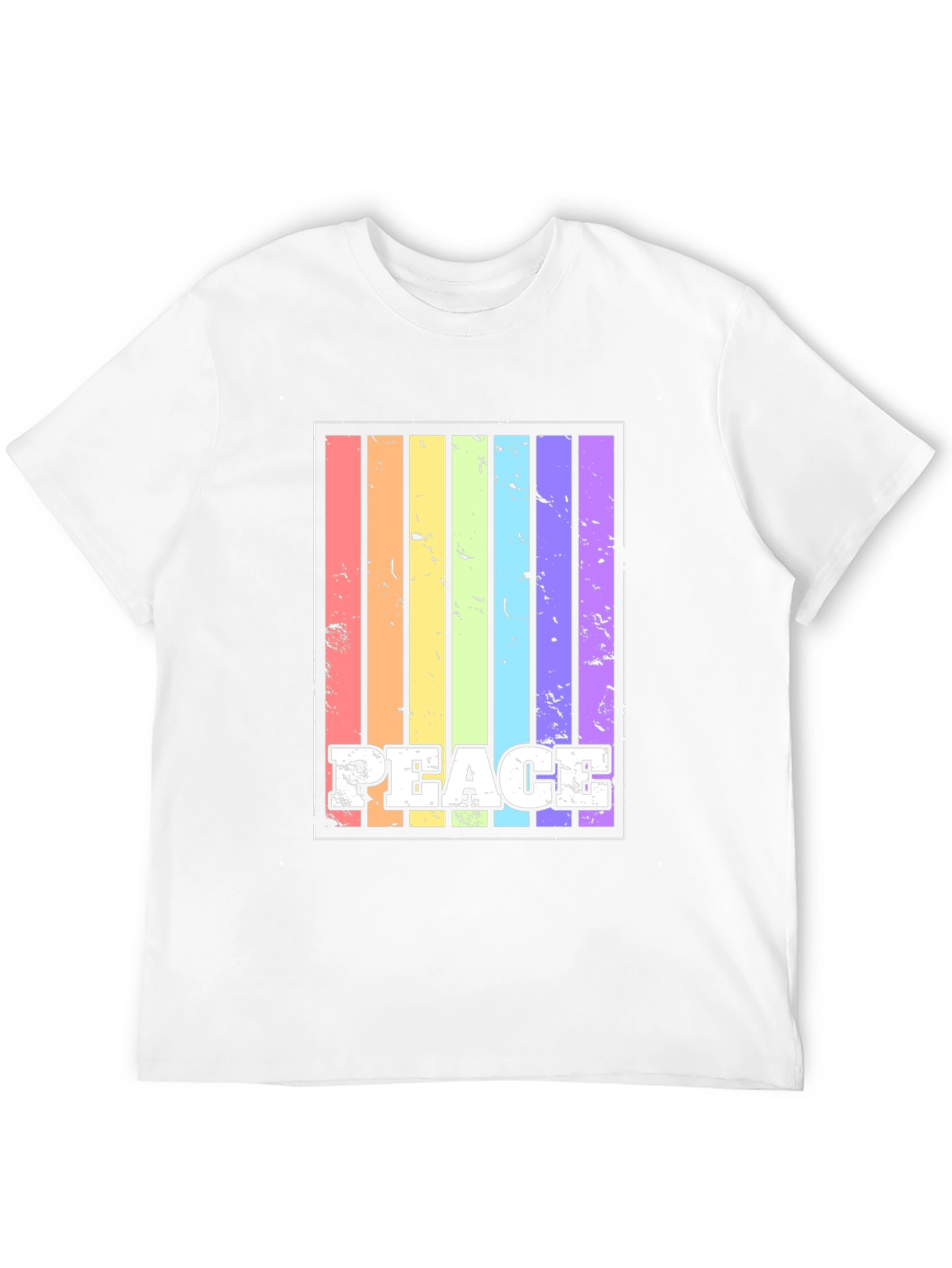 Peace Rainbow Pride T-Shirt - Unisex Black Tee