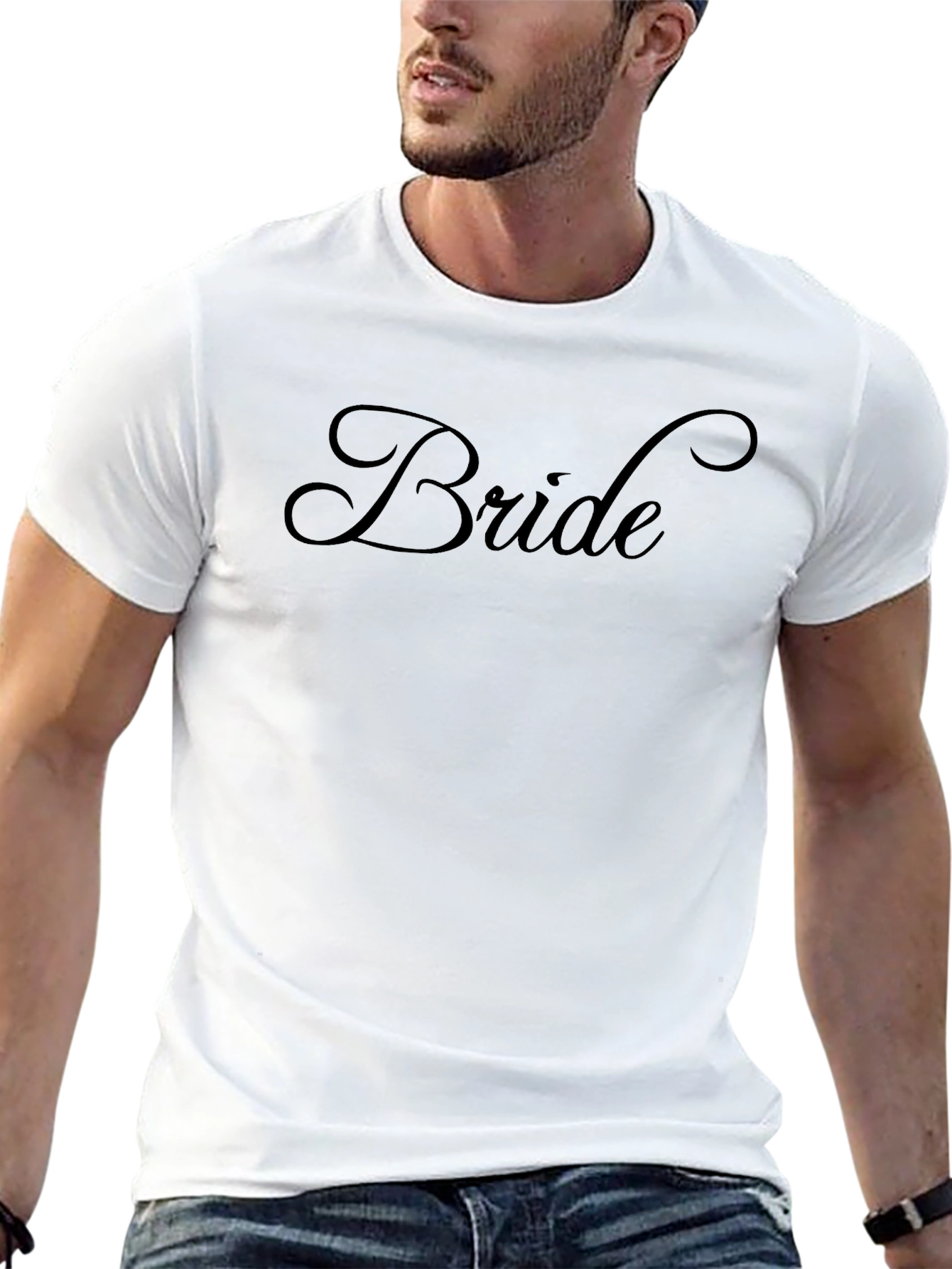 Bride Crew Neck Short Sleeve T-Shirt