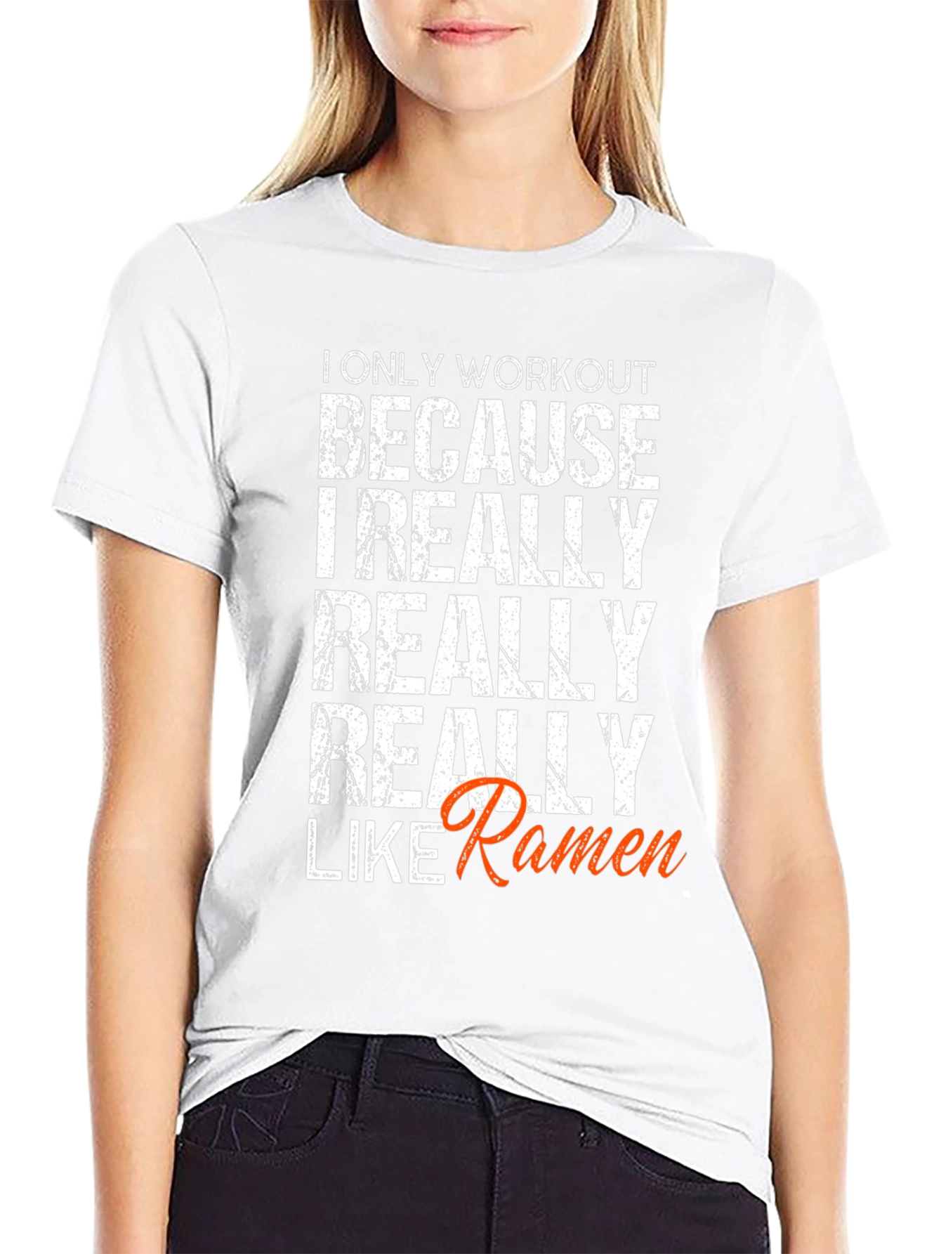 Workout for Ramen Funny T-Shirt