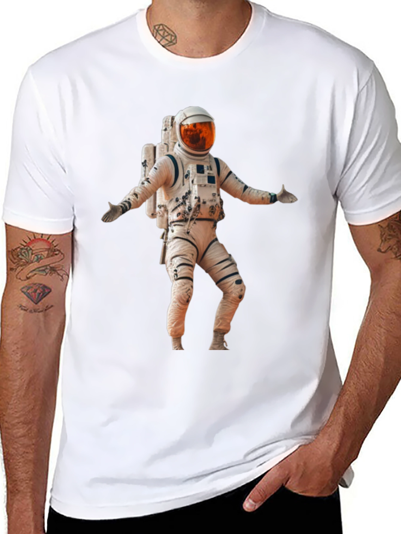 Astronaut Graphic T-Shirt - Space Explorer Tee