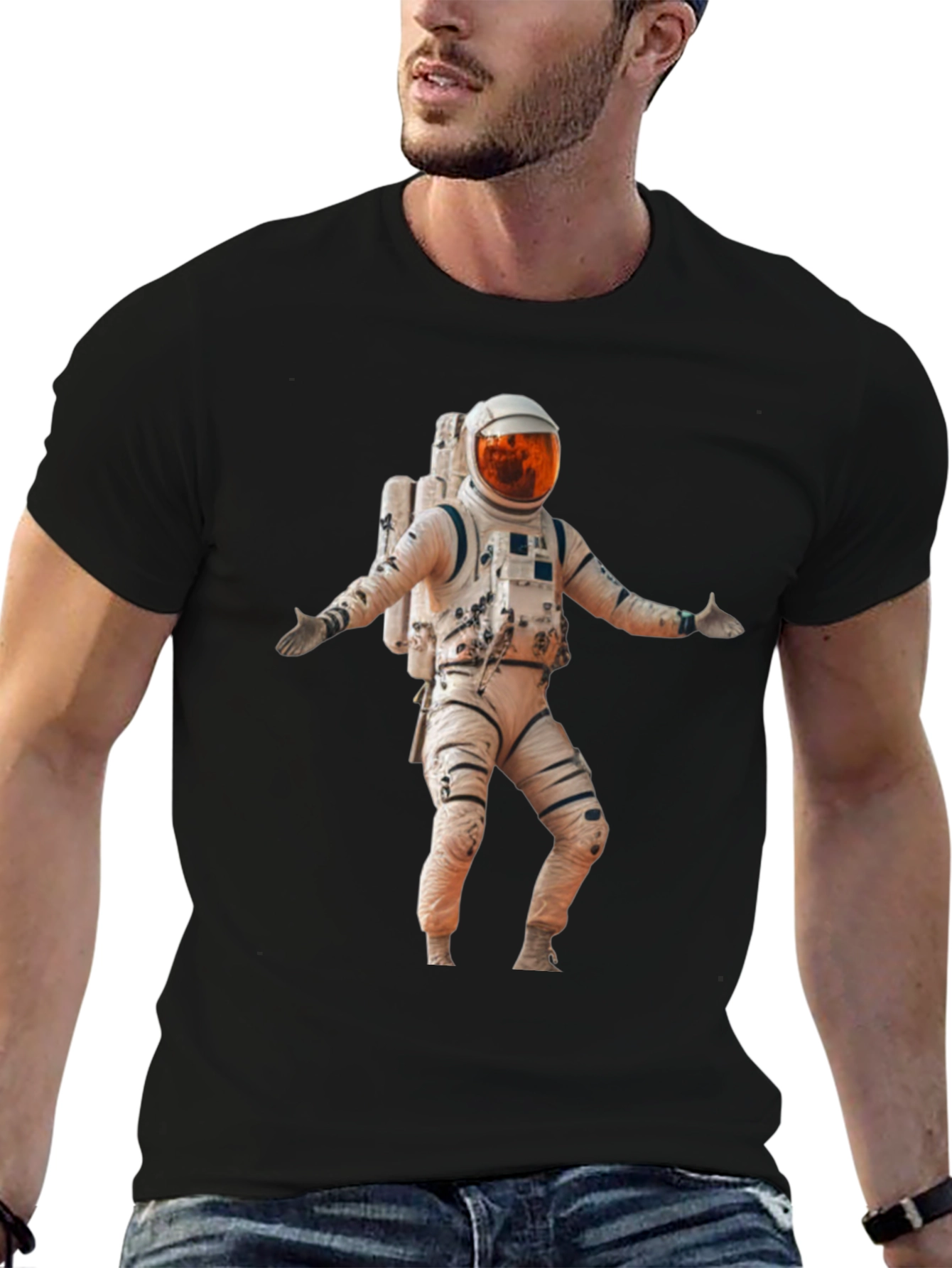 Astronaut Graphic T-Shirt - Space Explorer Tee