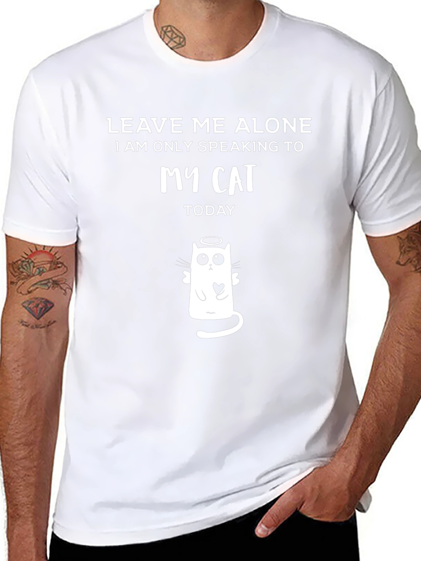 Leave Me Alone My Cat T-Shirt
