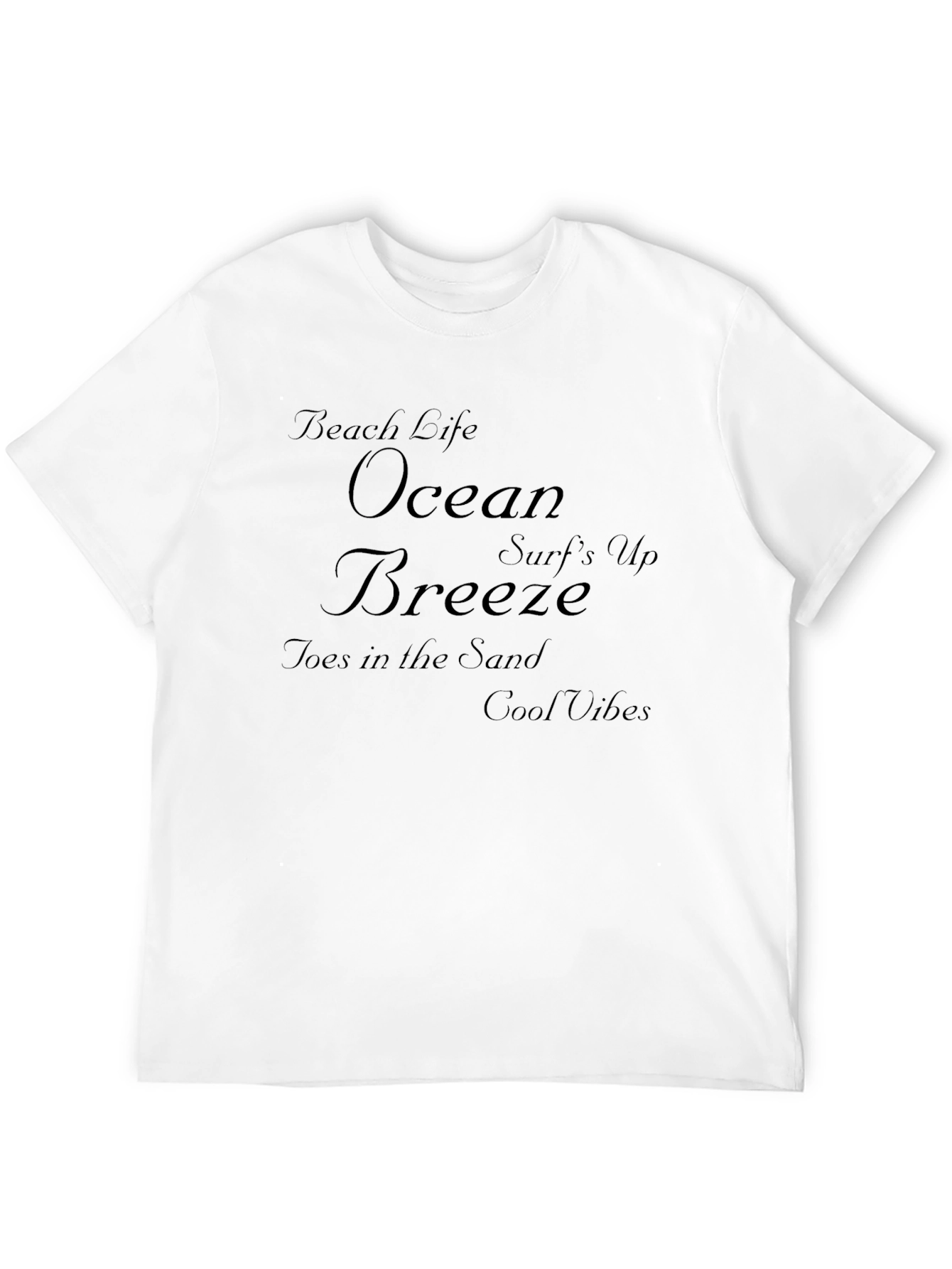 Black Beach Life Graphic Tee