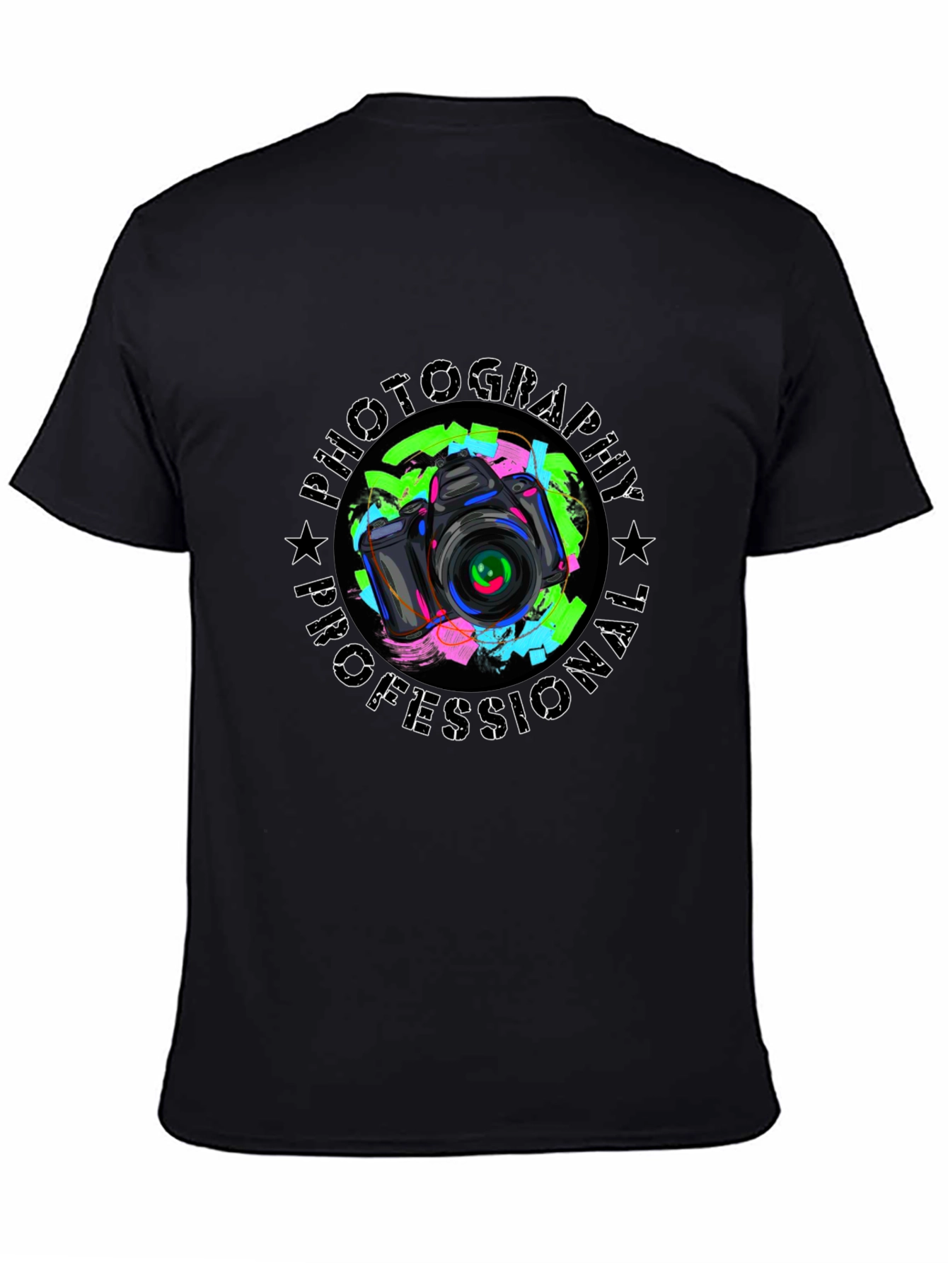 Photography Professional T-Shirt - Camera Graphic Tee