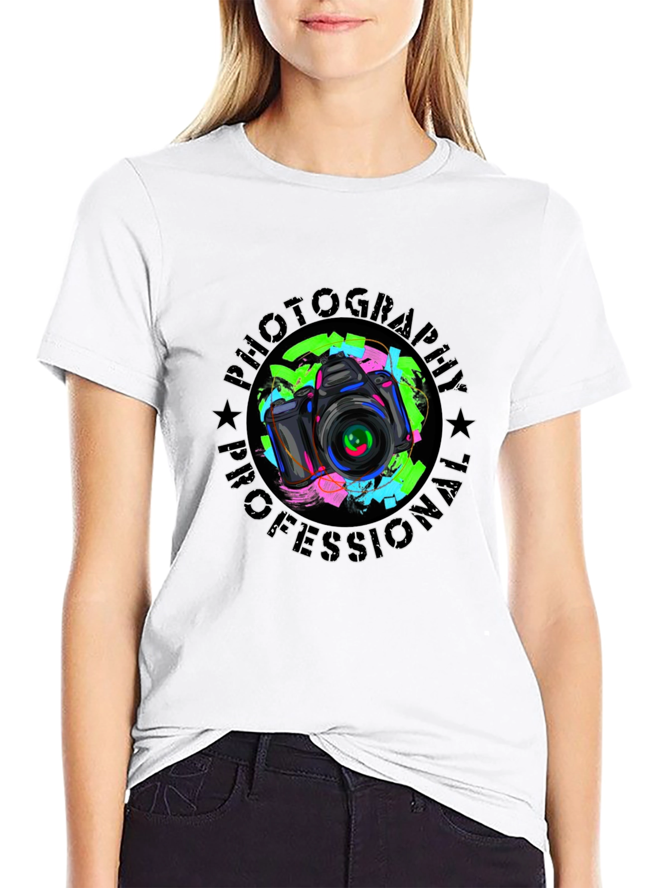 Photography Professional T-Shirt - Camera Graphic Tee