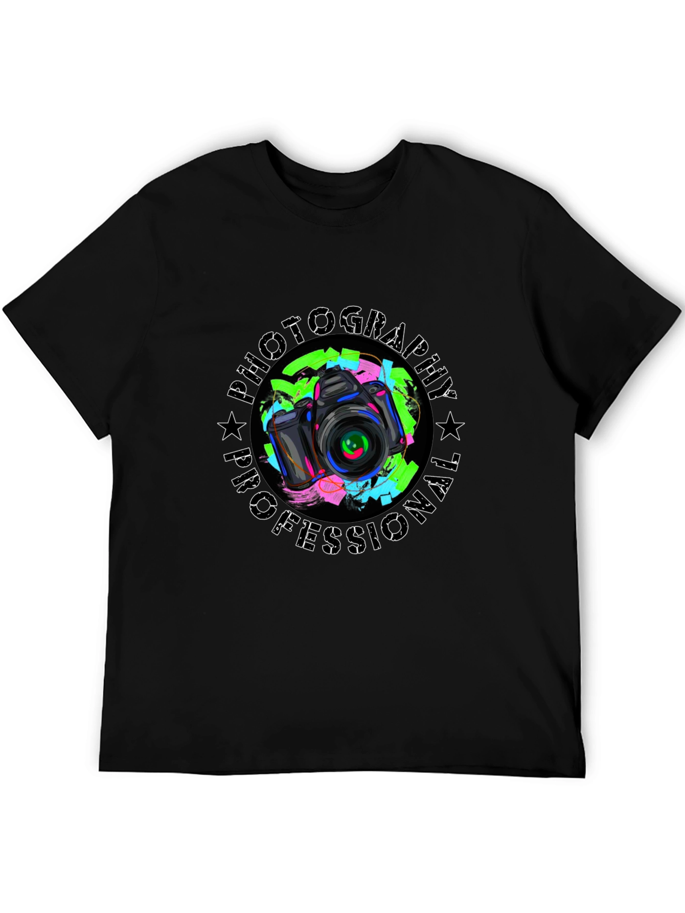Photography Professional T-Shirt - Camera Graphic Tee