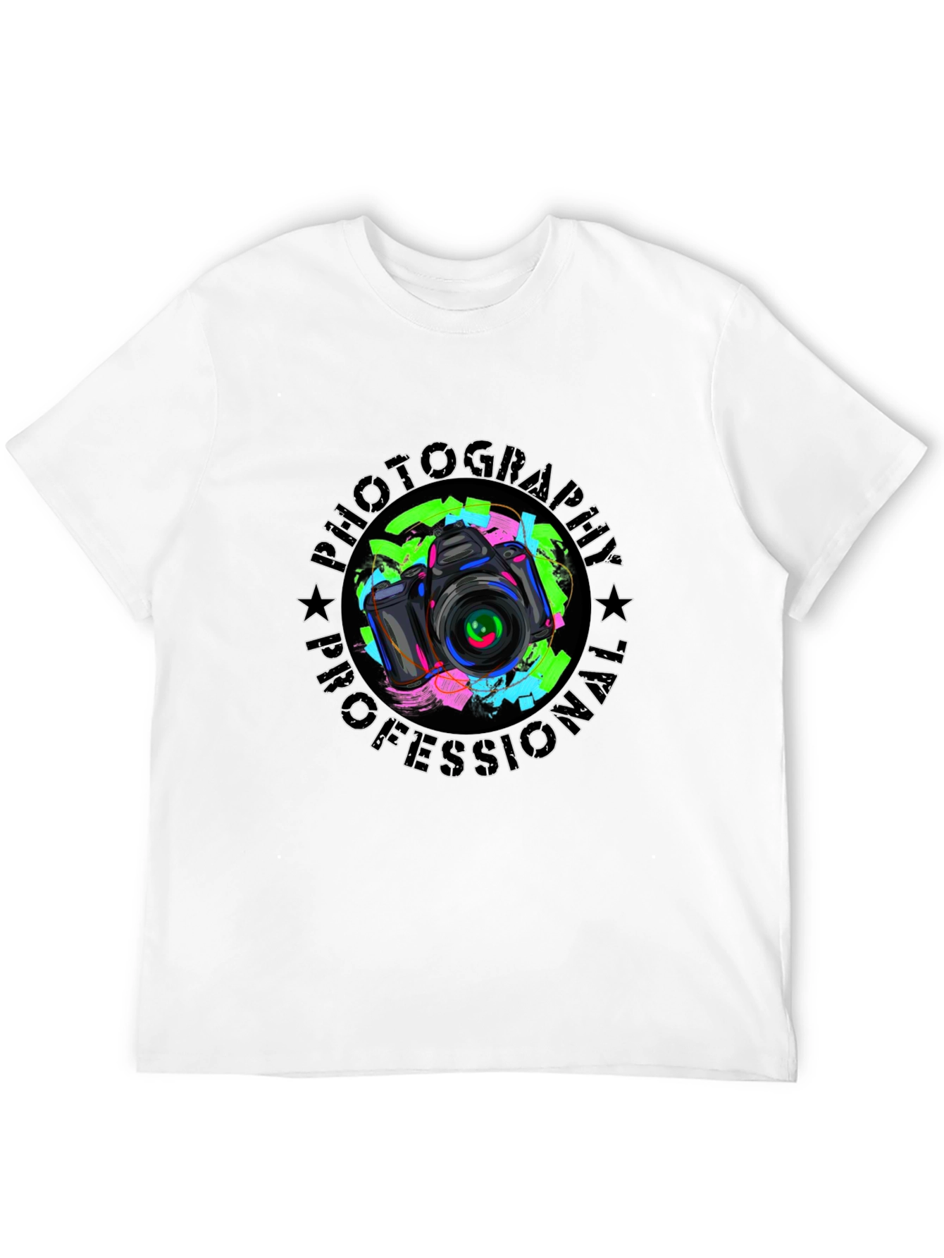 Photography Professional T-Shirt - Camera Graphic Tee