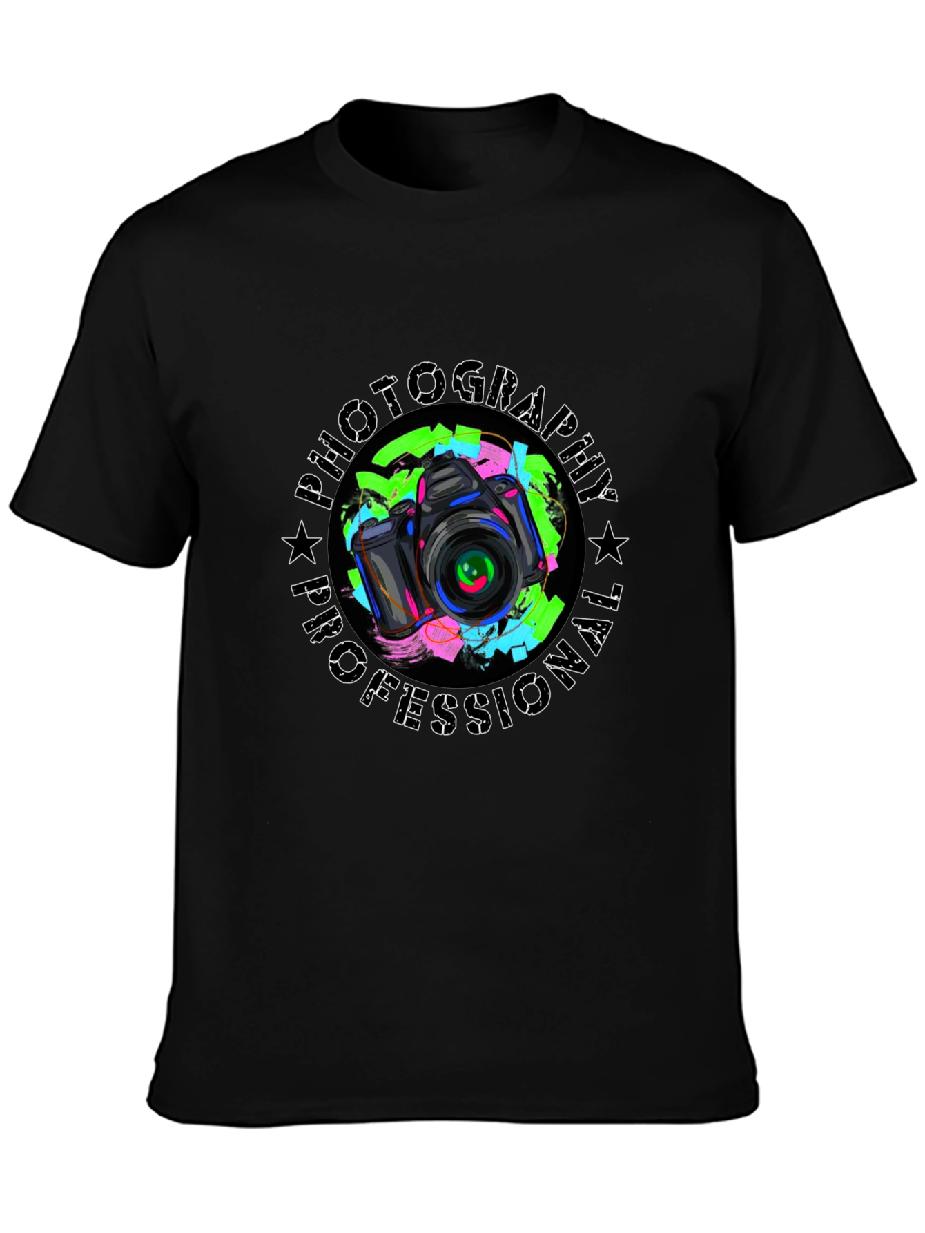 Photography Professional T-Shirt - Camera Graphic Tee