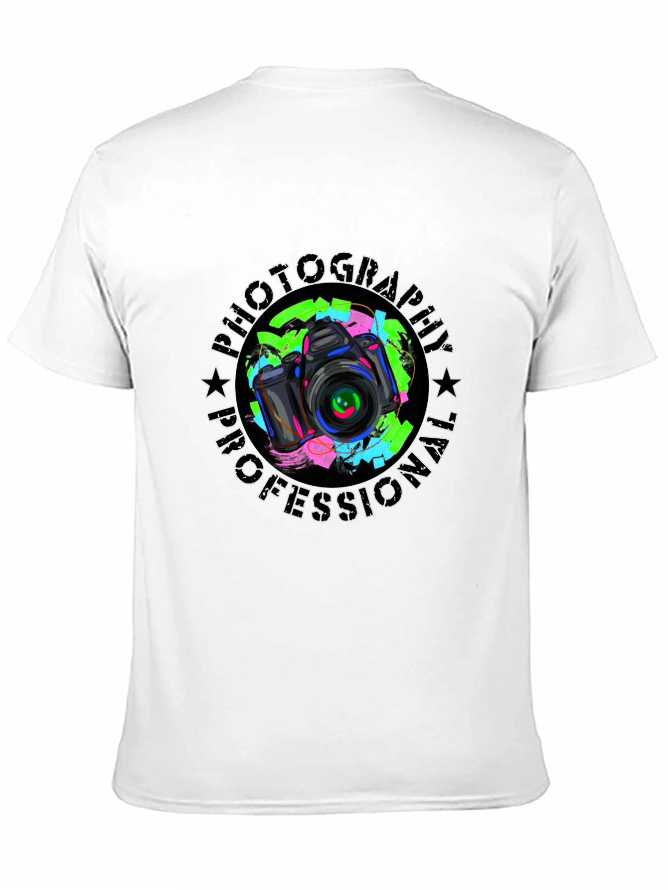 Photography Professional T-Shirt - Camera Graphic Tee