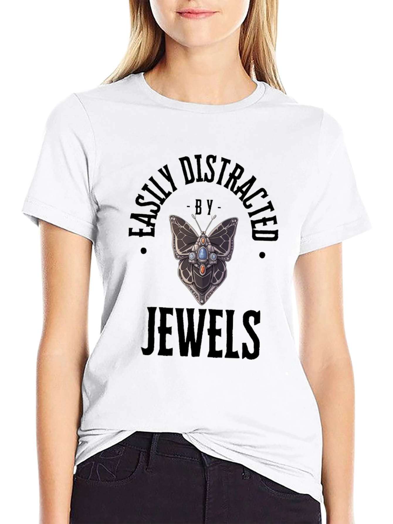 Easily Distracted by Jewels T-Shirt