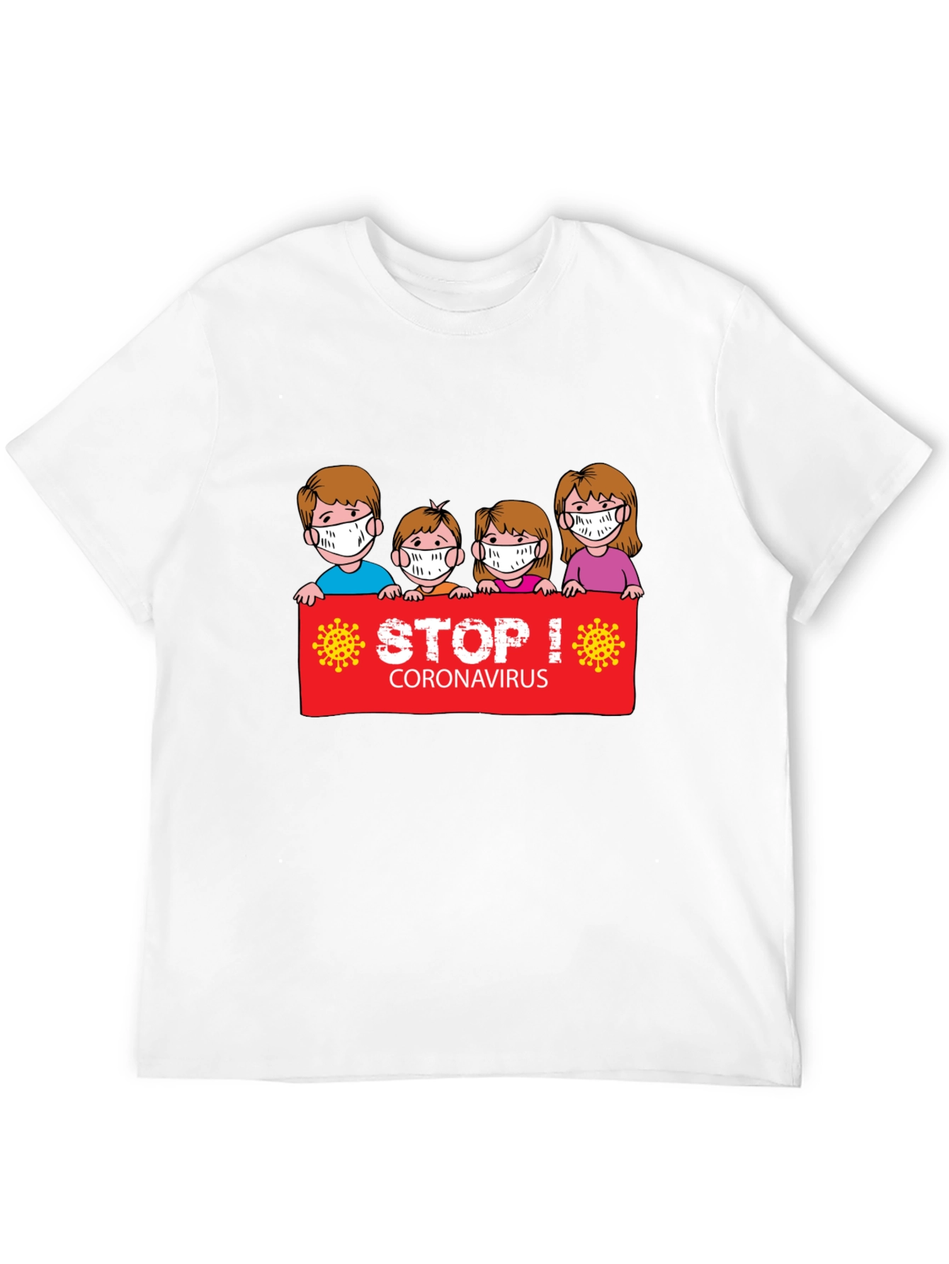 Stop Coronavirus Graphic T-Shirt