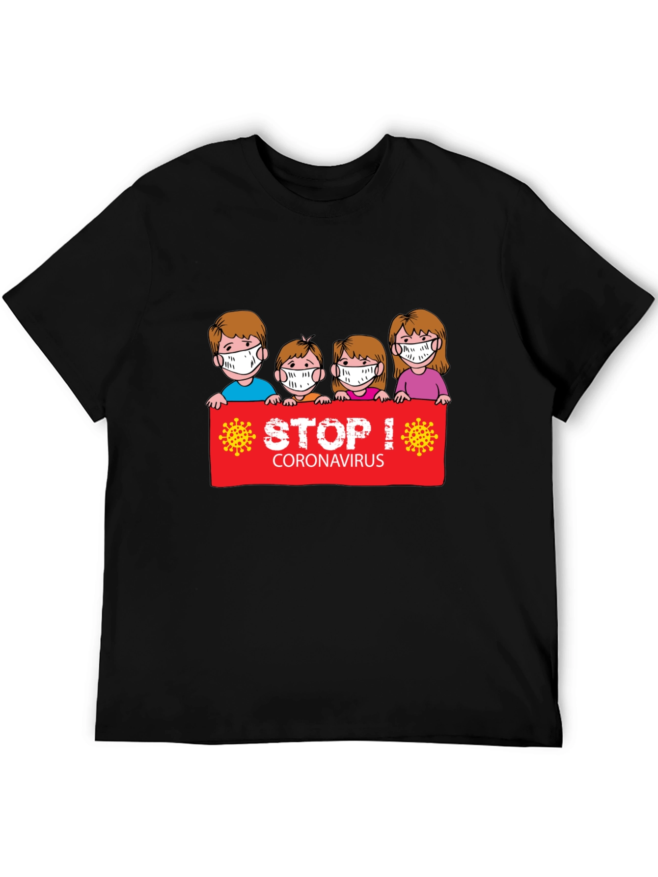 Stop Coronavirus Graphic T-Shirt