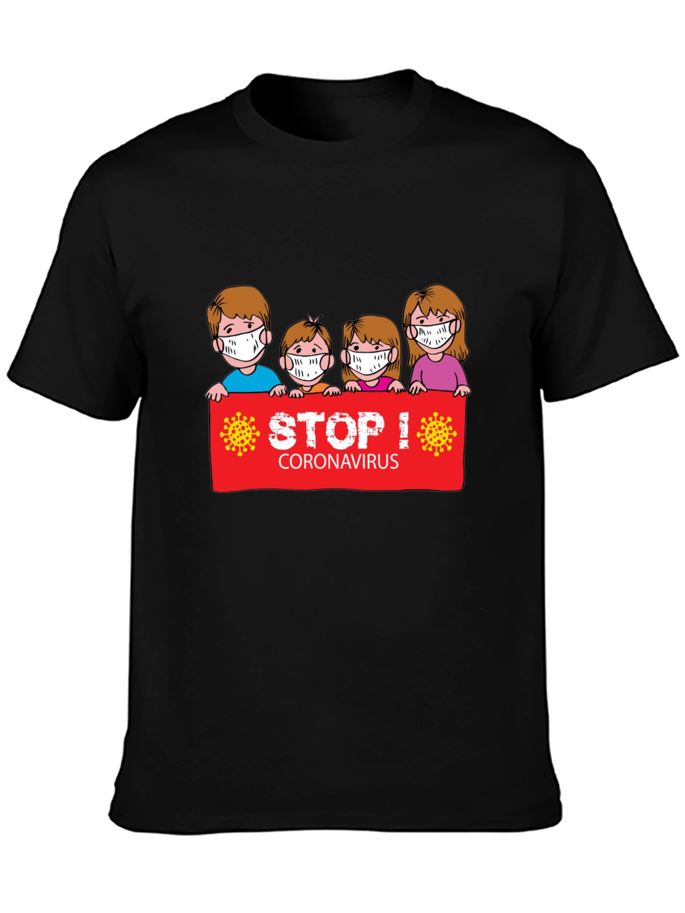 Stop Coronavirus Graphic T-Shirt
