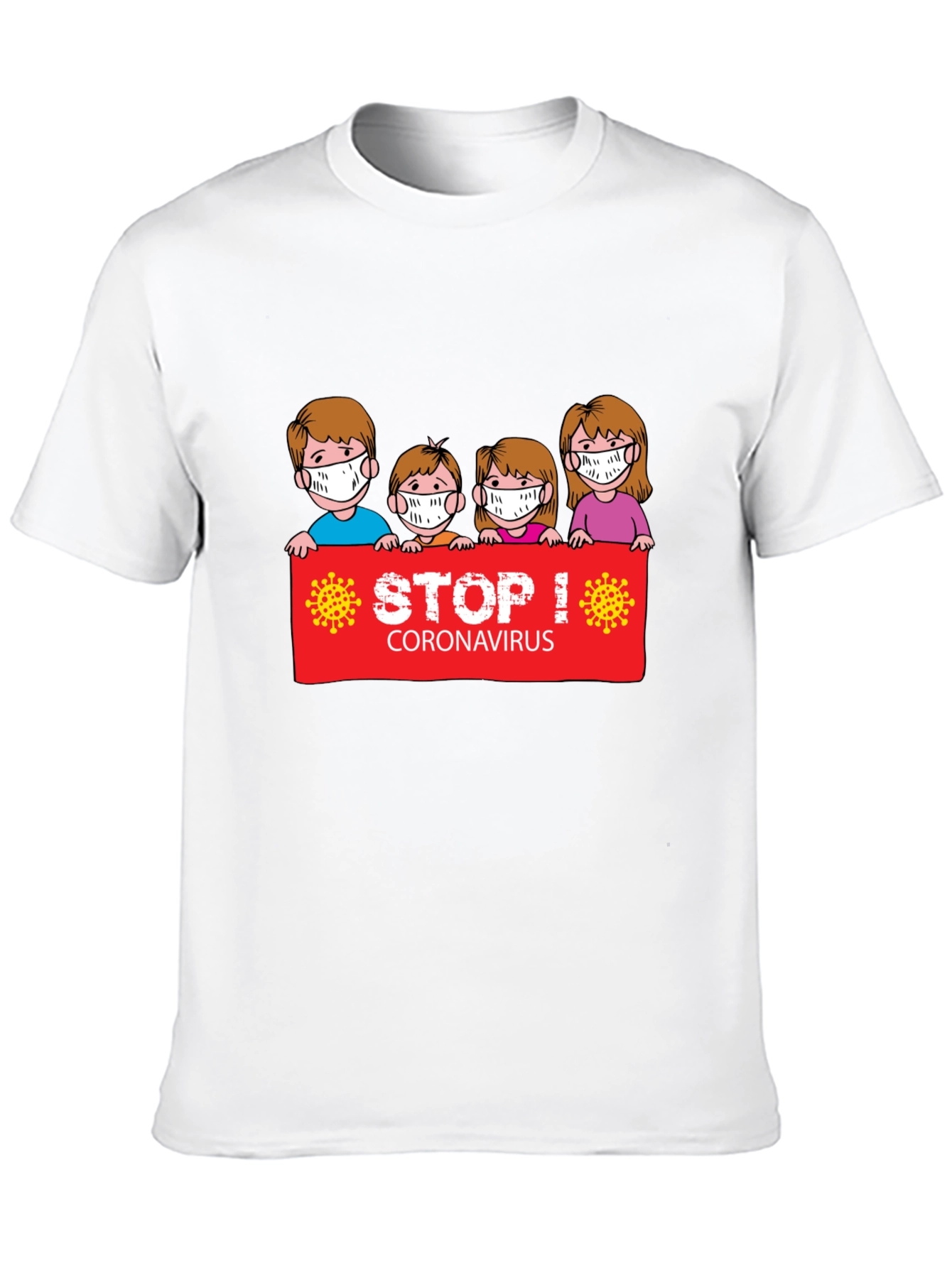 Stop Coronavirus Graphic T-Shirt